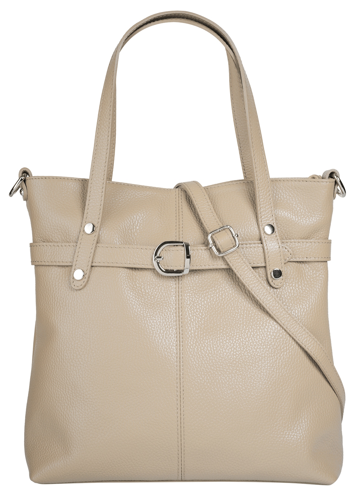 Cluty Shopper echt Leder, Made in Italy