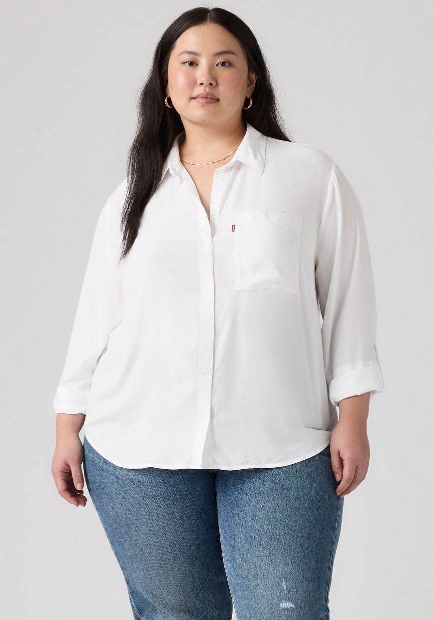 Levis Plus Hemdbluse "PLUS DARLENE SHIRT" aus fließender Viskose günstig online kaufen