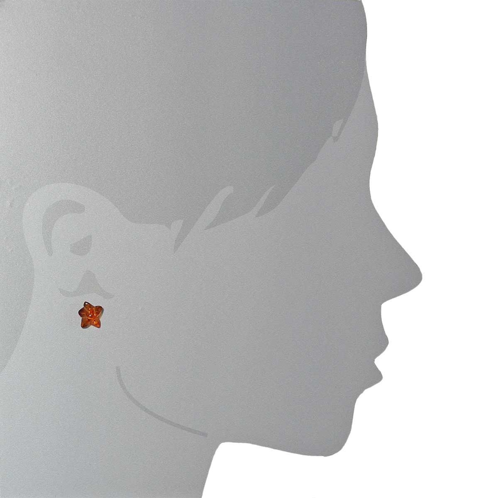 OSTSEE-SCHMUCK Paar Ohrstecker »Ostsee-Schmuck Ohrstecker Stern Ohrstecker Stern«, (2 tlg.)
