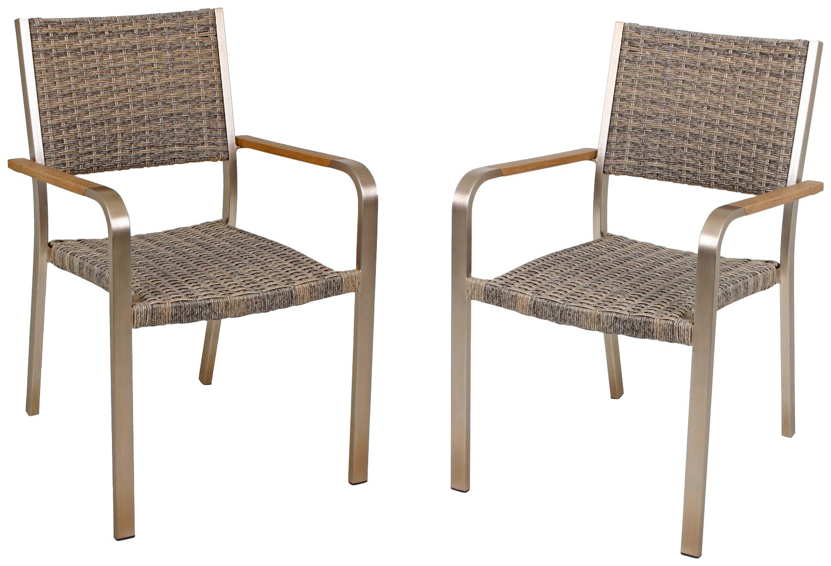 Garden Pleasure Stapelstuhl "FLORENCE" (Set) 2 Stk. 2er Set günstig online kaufen