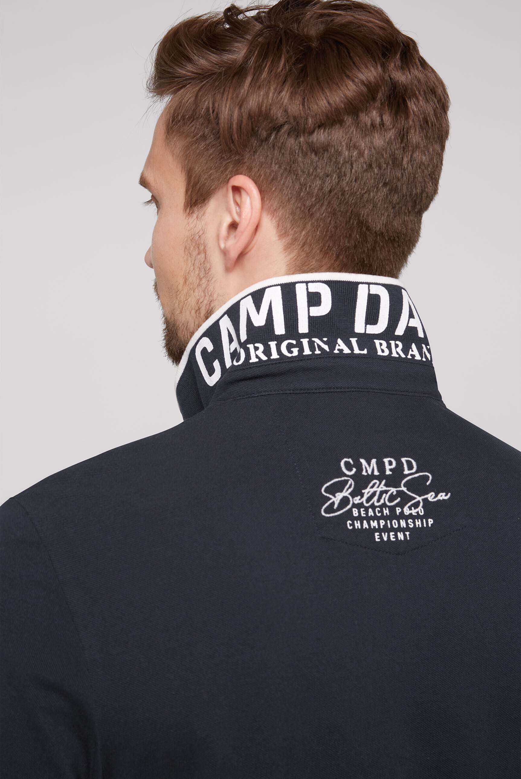 CAMP DAVID Poloshirt, aus Baumwolle