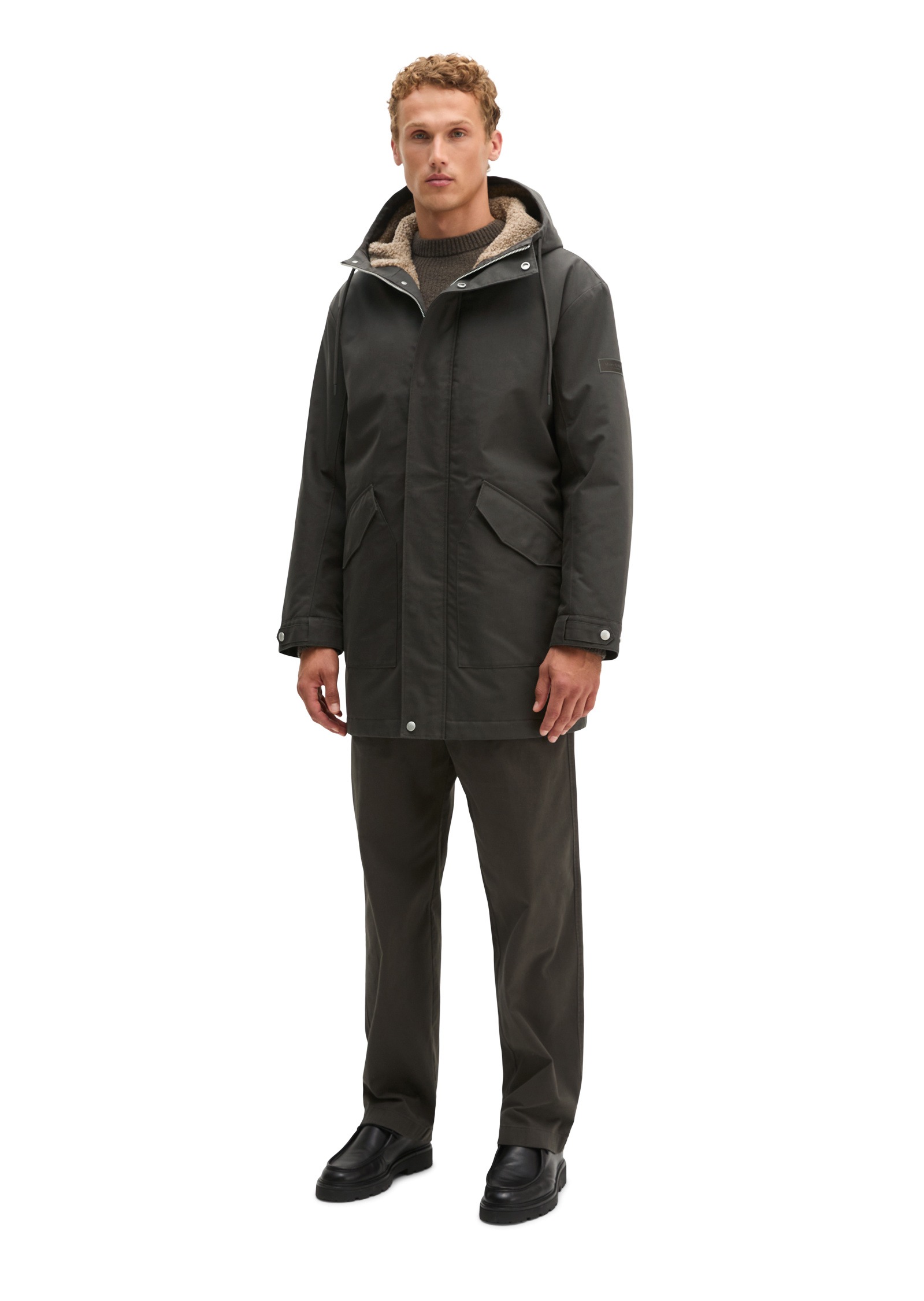 Marc O'Polo Outdoorjacke »mit Teddyfutter und Wattierung von Unifi REPREVE®«