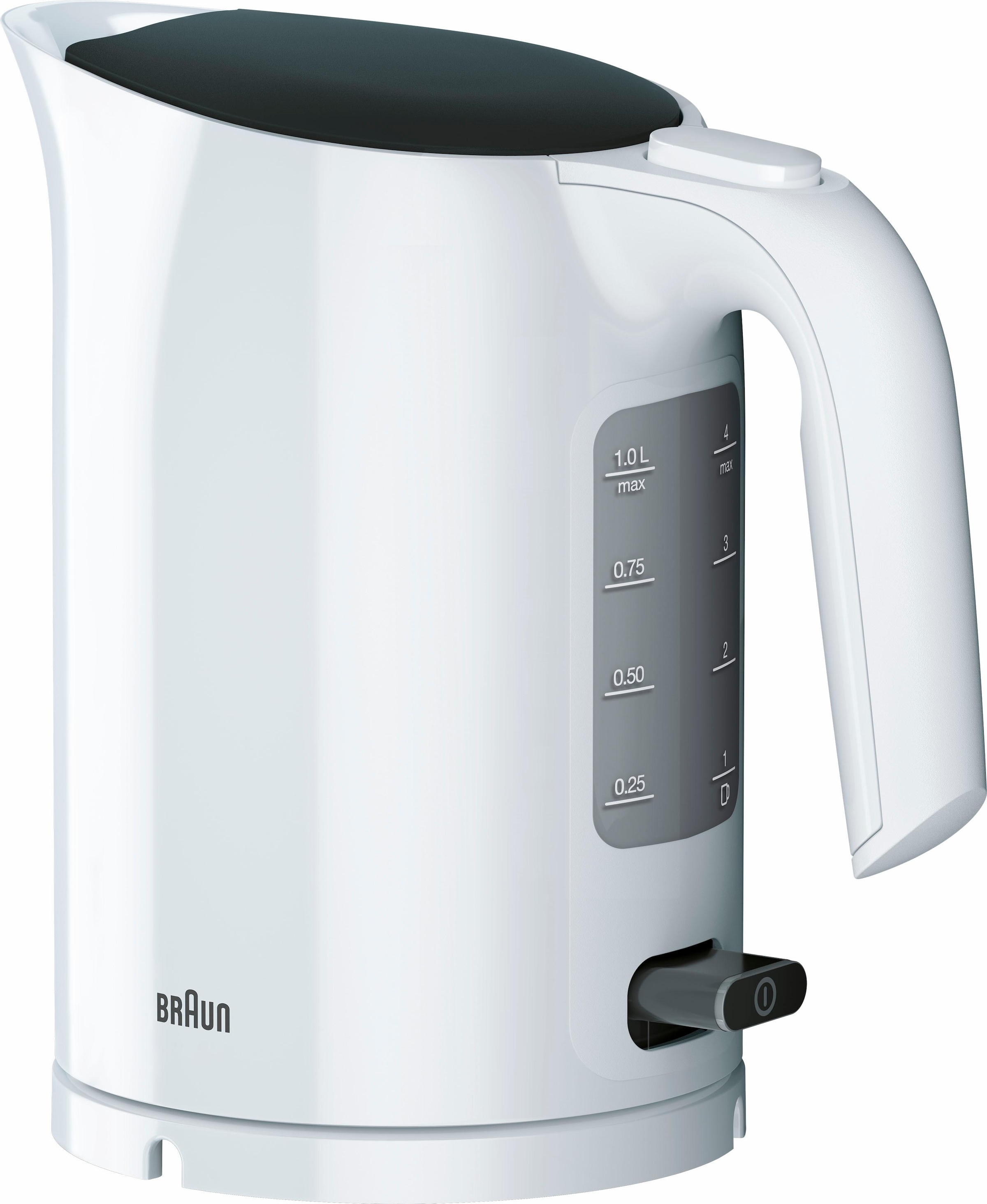 Braun Wasserkocher »WK 3000 WH«, 1 l, 2200 W