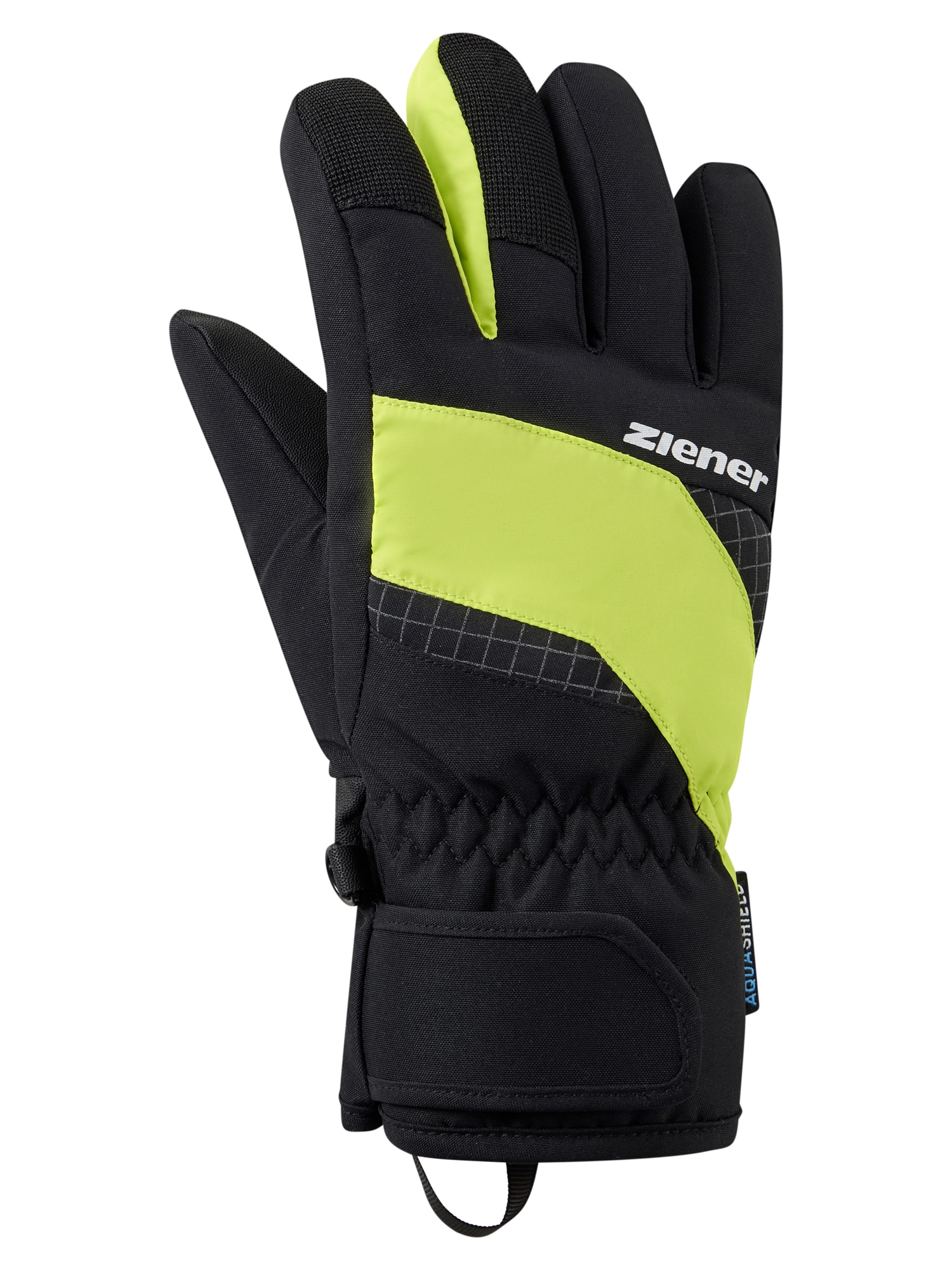 Ziener Skihandschuhe »LUUKI-Z AQUASHIELD® JUNIOR« wasserdicht, winddicht, atmungsaktiv, warmes Fleece Futter
