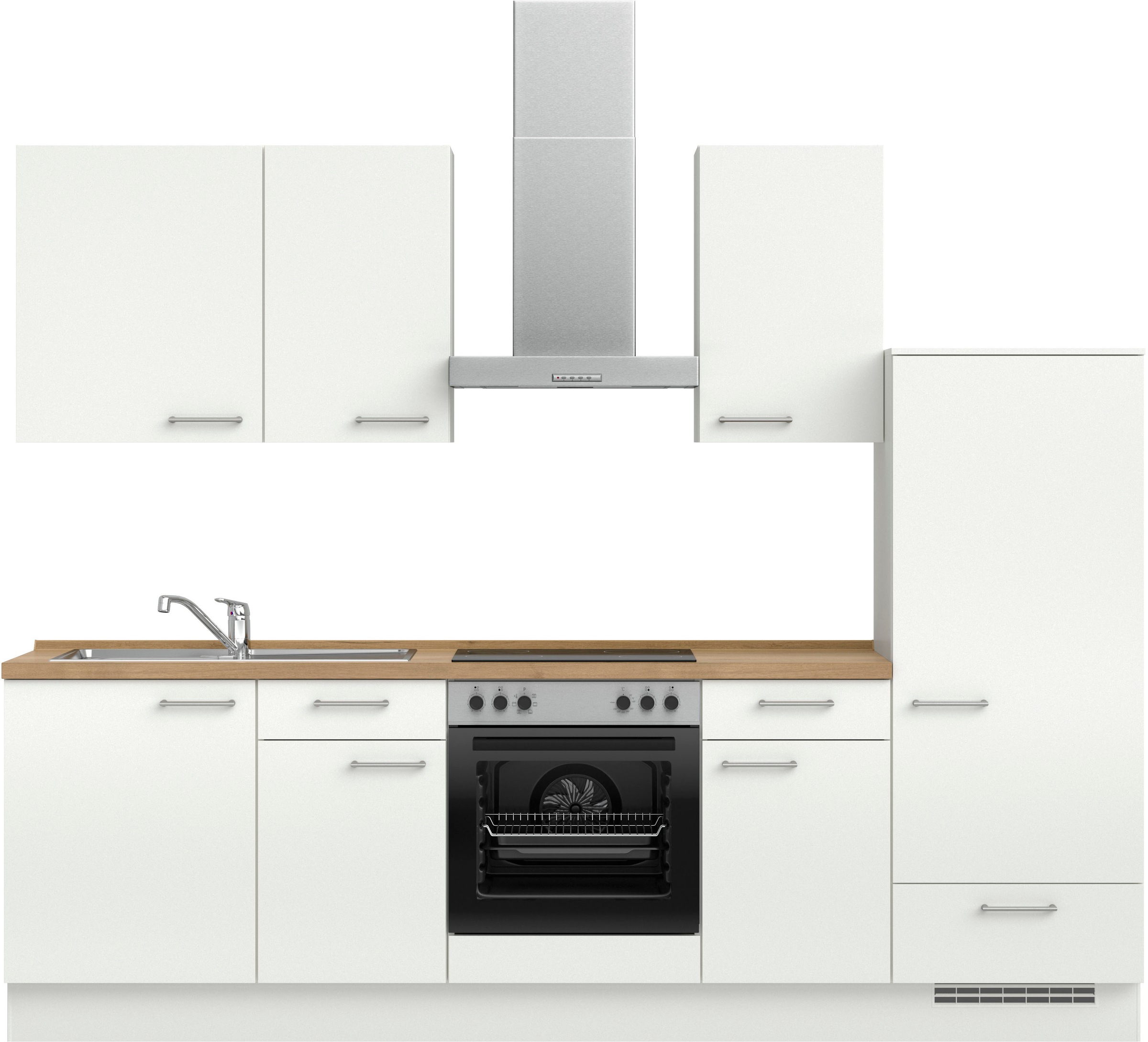 nobilia Küchenzeile ""Laser I", Ausrichtung wählbar, Breite 270 cm" vormont günstig online kaufen