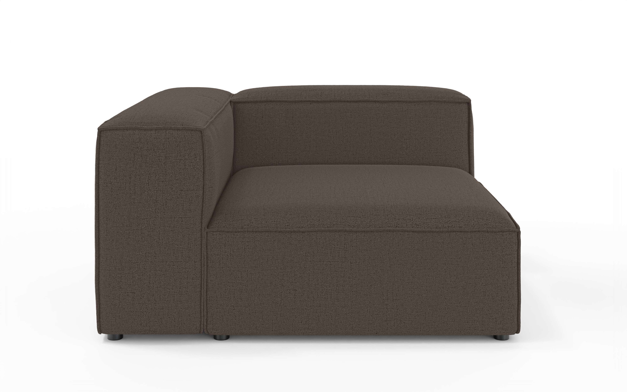 OTTO home Ottomane "HAILY links/rechts bestellbar, Loungemöbel, Maße B/T/H: 130/130/72 cm" als Modul oder separat verwendbar, für individuelle Zusammenstellung