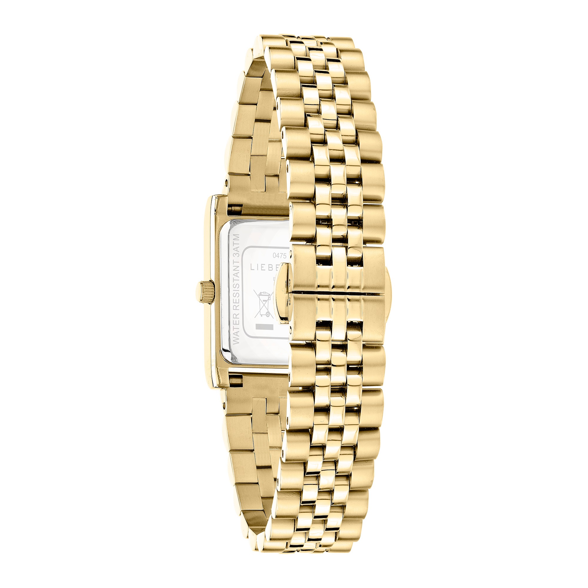 Liebeskind Berlin Quarzuhr »Classic Square«, Armbanduhr, Damenuhr, Edelstahlarmband, analog
