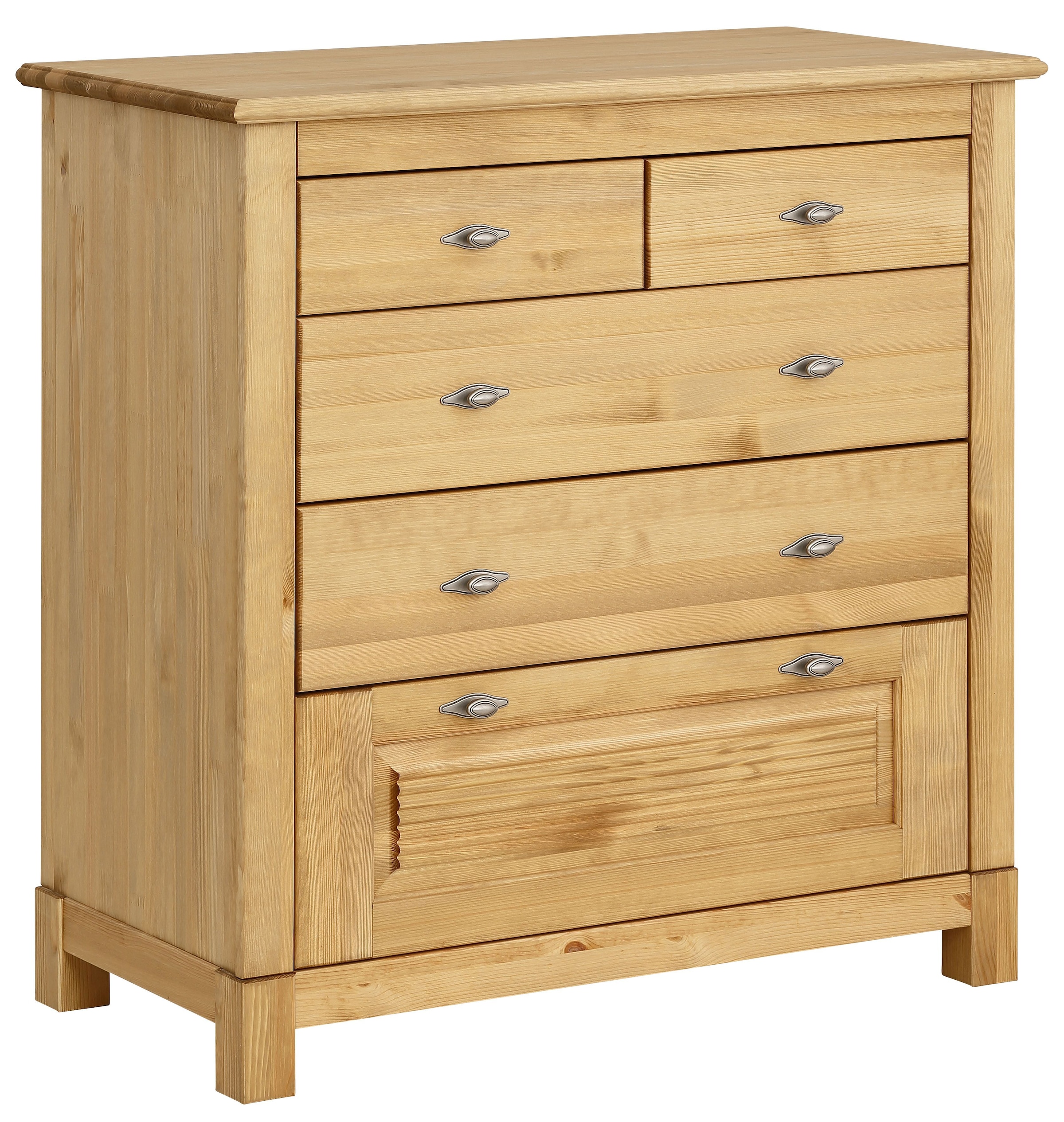 OTTO home Schubkastenkommode "Rauna" aus massiver Kiefer mit 5 Schubladen, günstig online kaufen