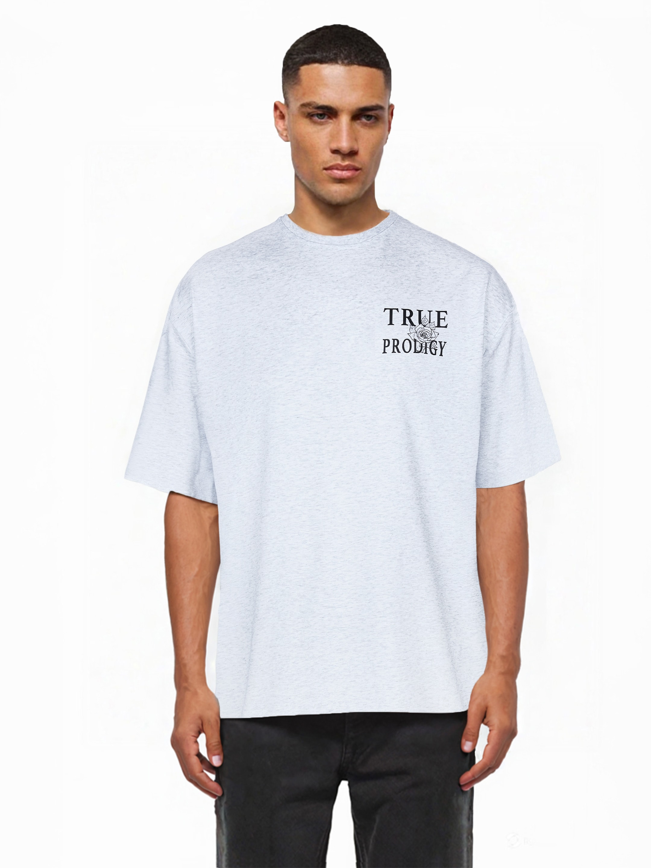 trueprodigy Oversize-Shirt »Alex Logo Print Oversized Rundhals«