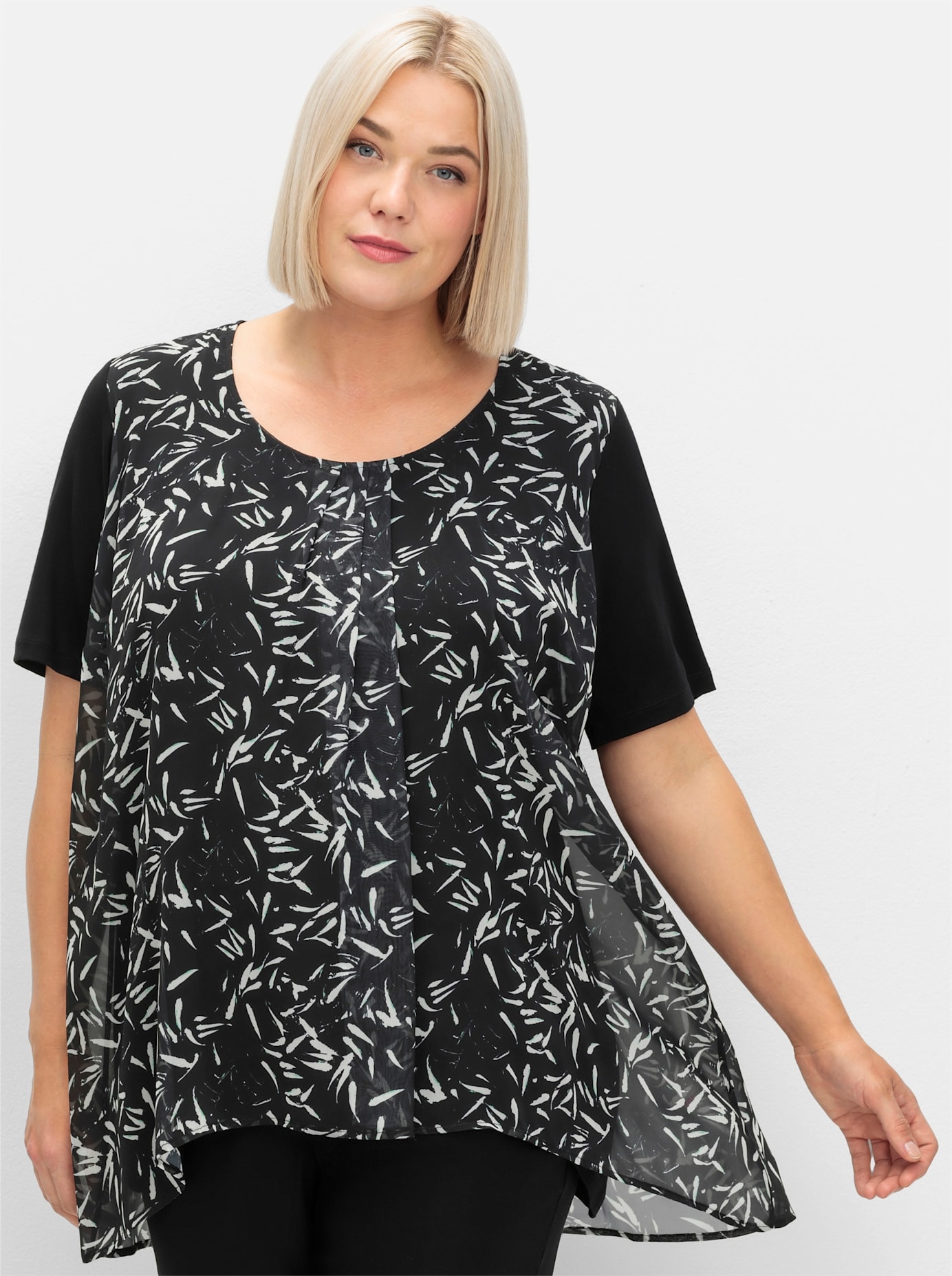 Sheego Blusenshirt "Blusenshirt" 1 tlg. günstig online kaufen