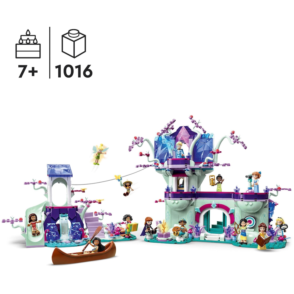 LEGO® Konstruktionsspielsteine »Das verzauberte Baumhaus (43215), LEGO® Disney«, (1016 St.), Made in Europe