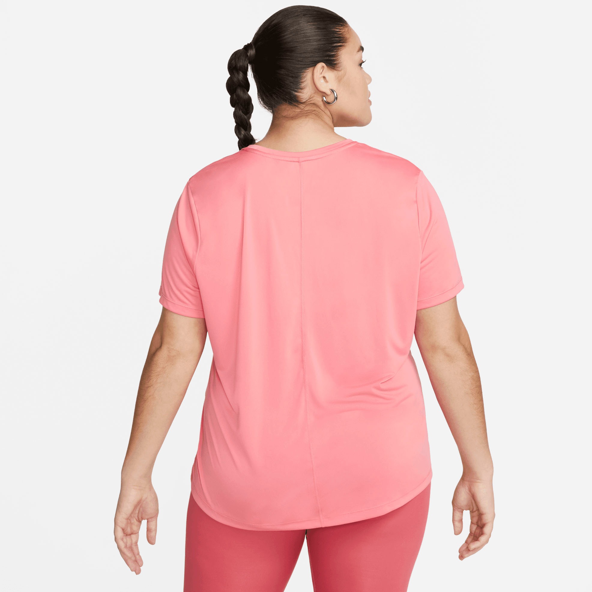 Nike Trainingsshirt "Dri-FIT One Womens Standard Fit Short-Sleeve Top (Plus günstig online kaufen