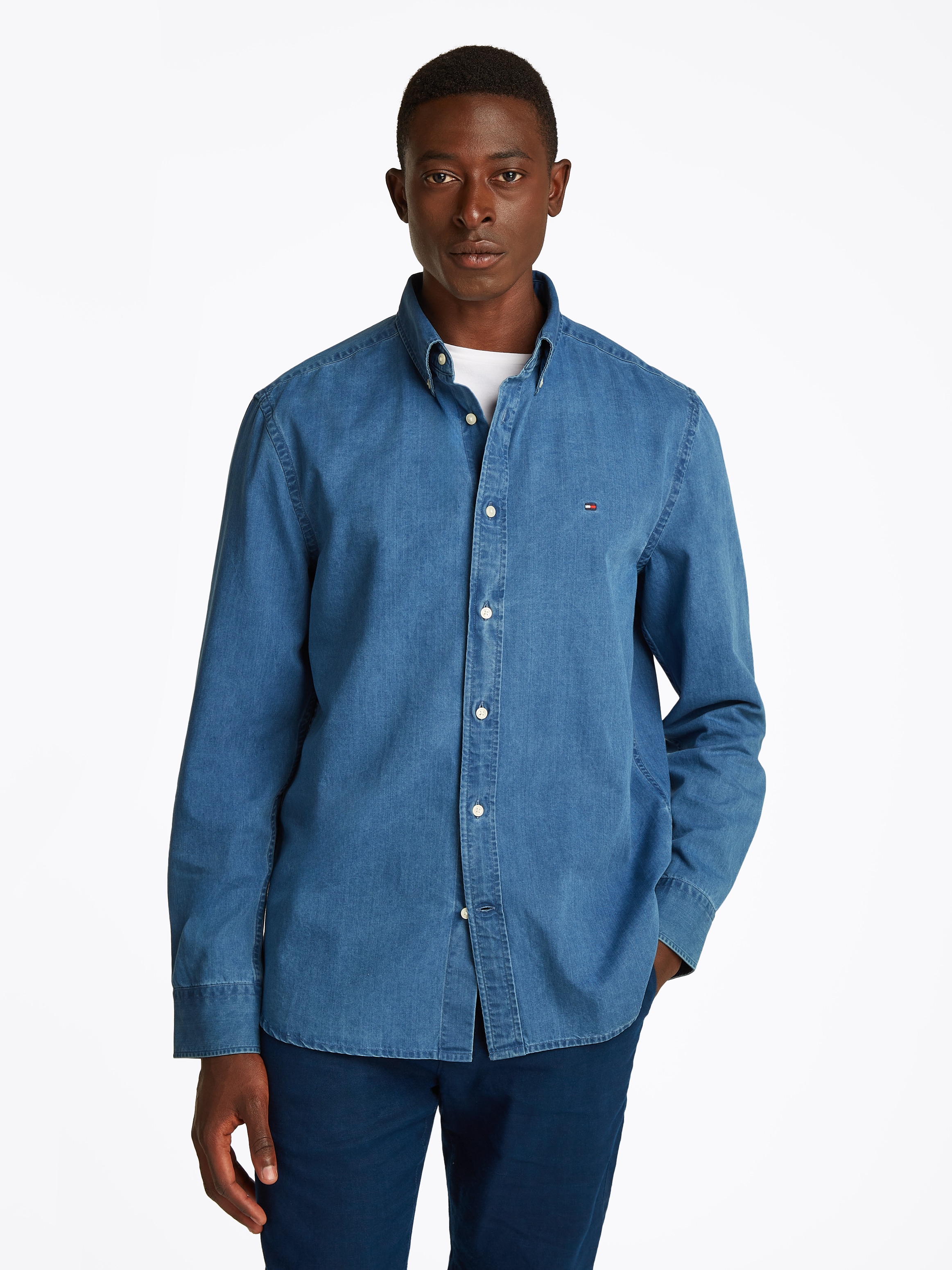 Tommy Hilfiger Jeanshemd »CHAMBRAY RF SHIRT«