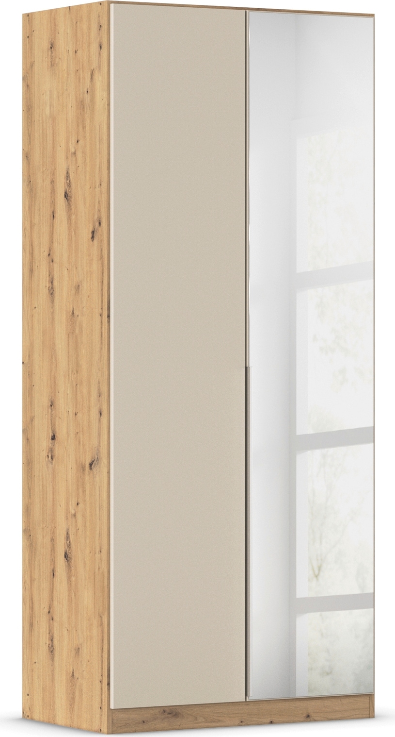 OTTO home Drehtürenschrank "Kleiderschrank Schrank Garderobe AGORDO mit Dekor- oder Hochglanzfront" in zwei Griff-Farben, Breiten 91-405 cm, durchdachte Innenausstattung, in 8 Breiten und 2 Höhen MADE IN GERMANY