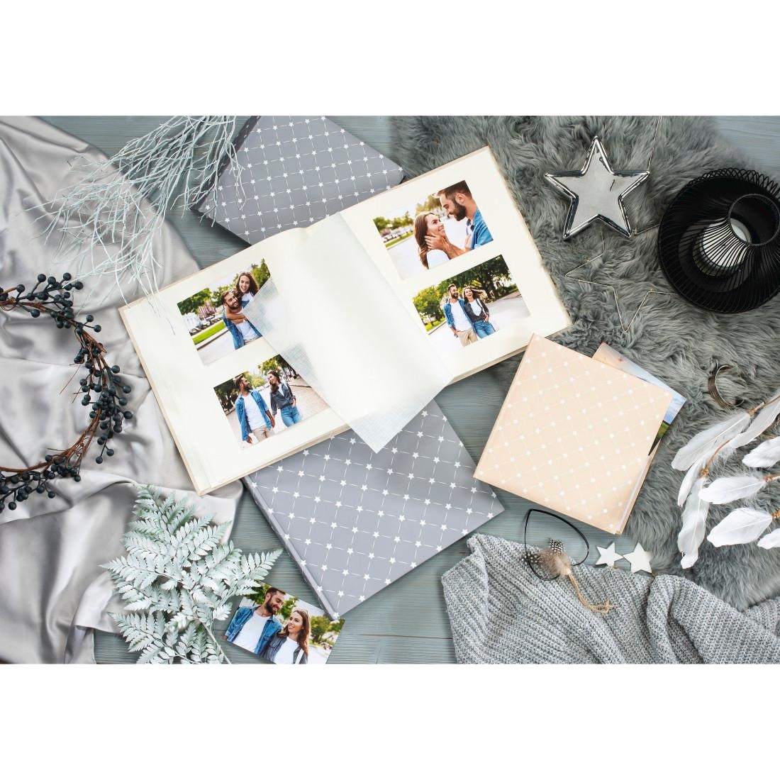 Hama Fotoalbum »Jumbo Album "Skies II", 30x30 cm, 60 weiße Seiten, Beige«