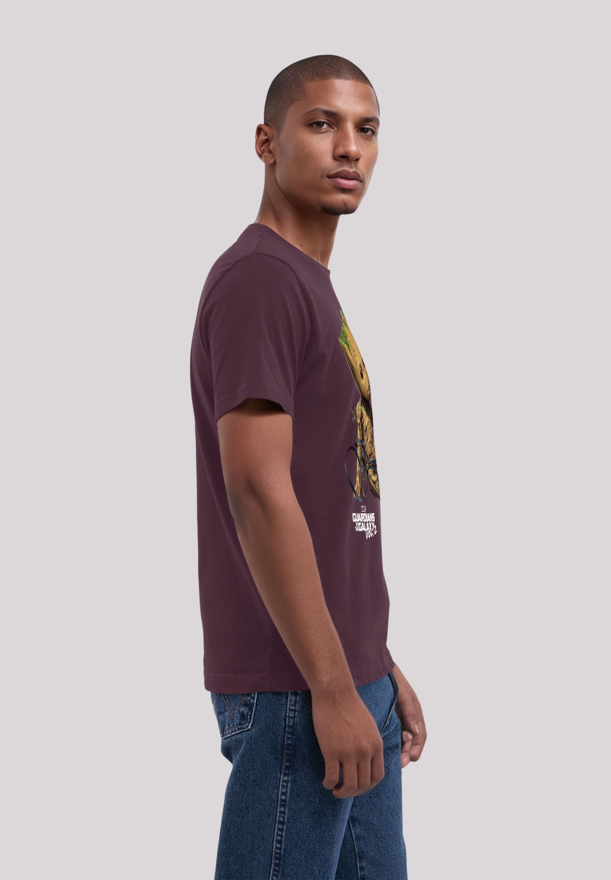 F4NT4STIC T-Shirt »Marvel Guardians Of The Galaxy Vol2 Groot Tape«, Premium Qualität