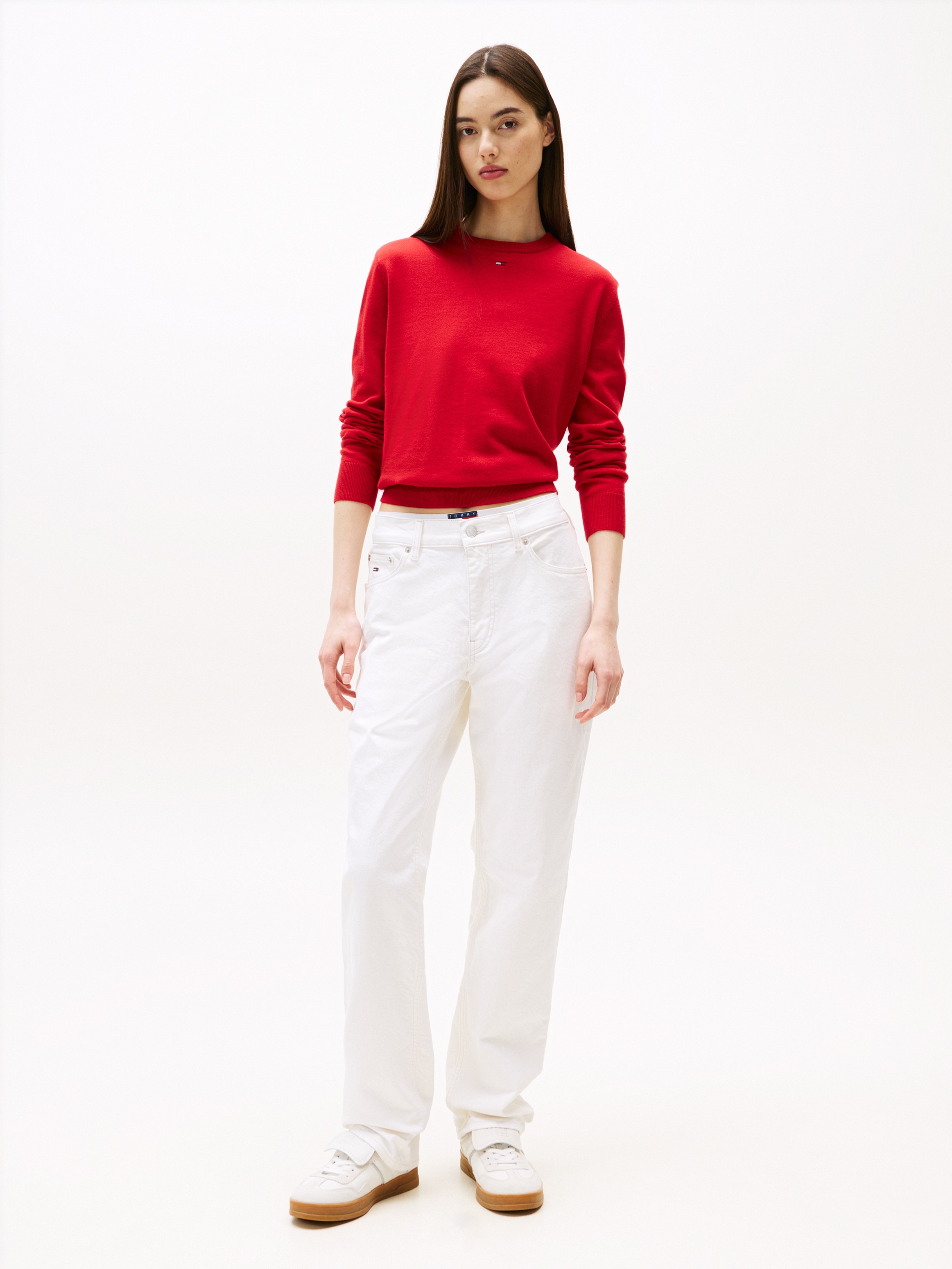 Tommy Jeans Strickpullover »TJW ESSENTIAL CREW SWEATER EXT«