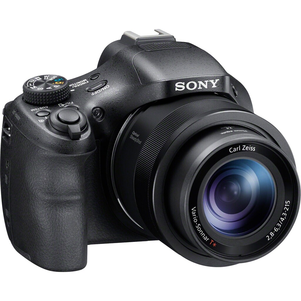 Sony Bridge-Kamera »Cyber-Shot DSC-HX400V«, 24mm Carl Zeiss Vario Sonnar T, 20,4 MP, 50x opt. Zoom, WLAN (Wi-Fi), 50 fach optischer Zoom