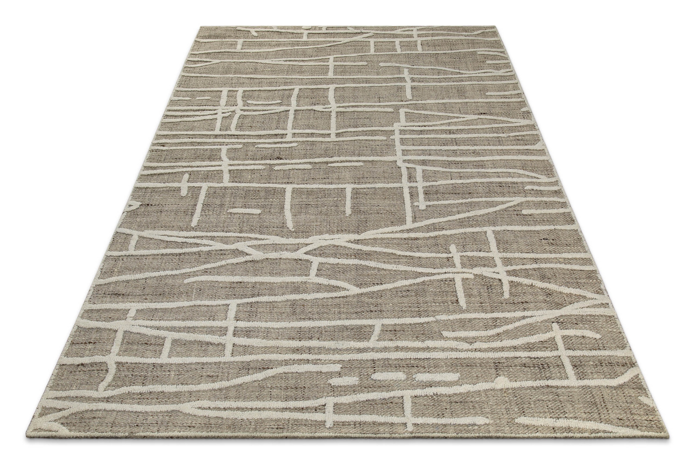 Wecon home Teppich »Hamptons TWENTYFIVE«, rechteckig, 10 mm Höhe, Läufer. Kurzflor, Wohnzimmer, Schlafzimmer, elegant, robust, abstrakt