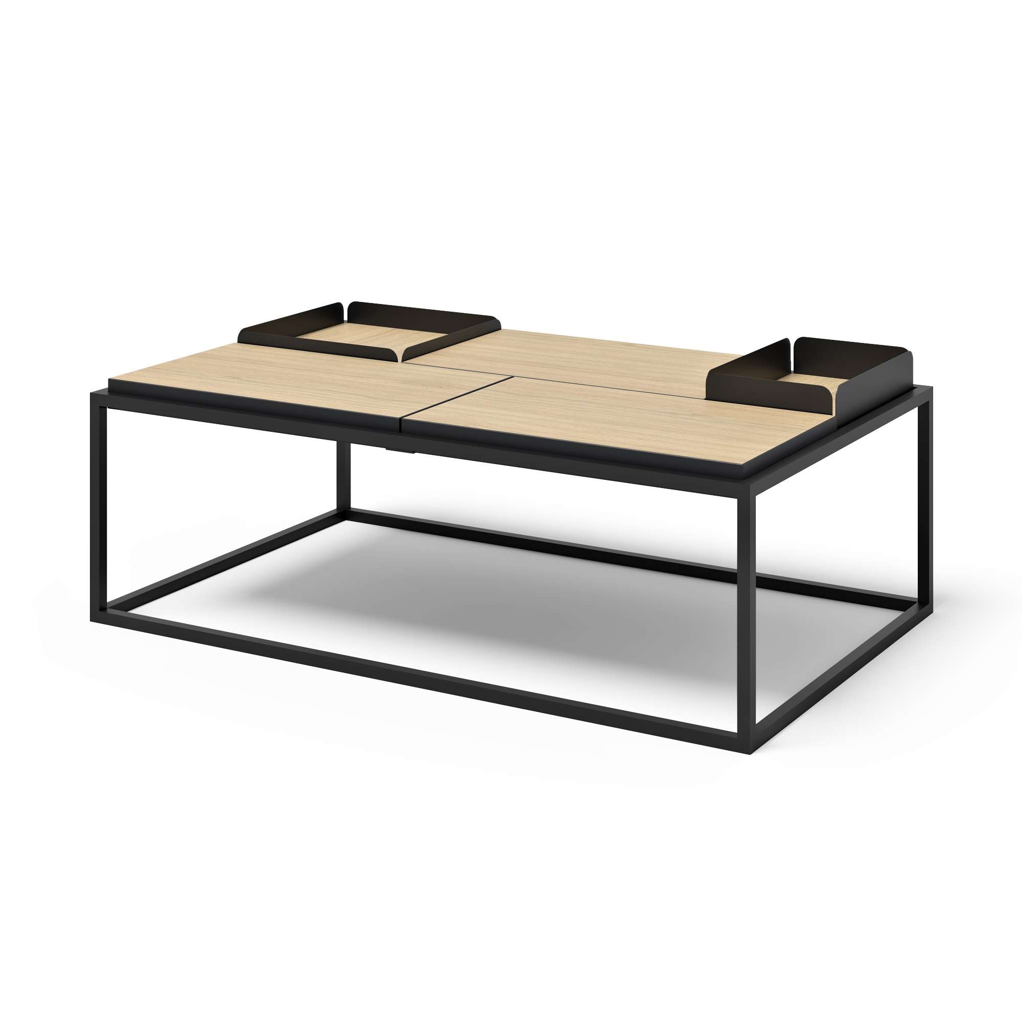 TemaHome Couchtisch »Douro Sofatisch, Wohnzimmertisch, Kaffeetisch,«, mit Metallgestell, Breite 120 cm, mit 3 oder 4 kleine tischplatten