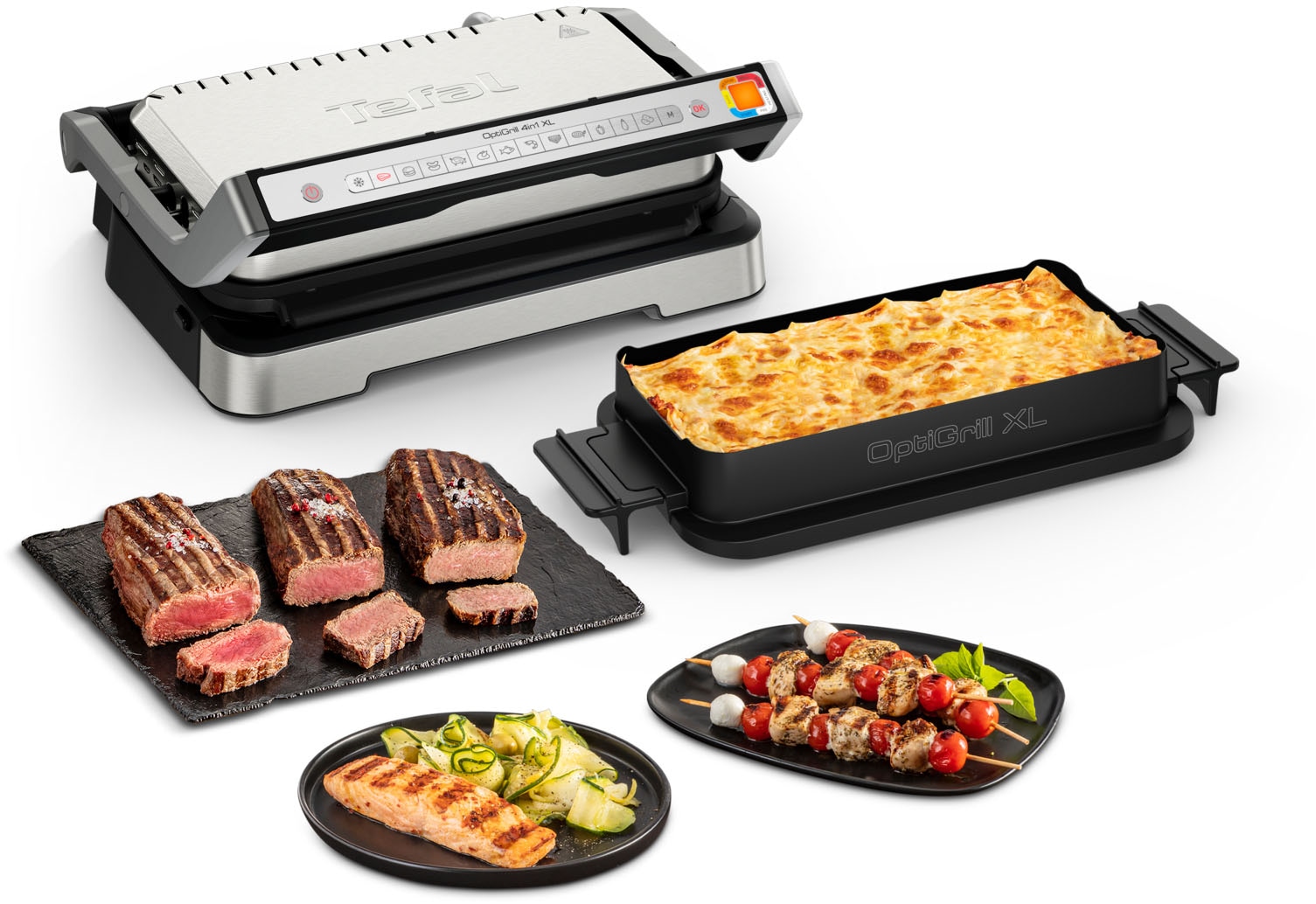 Tefal Kontaktgrill "OptiGrill 4in1 XL, Grill/Barbeque/Backofen/komplette Ma günstig online kaufen