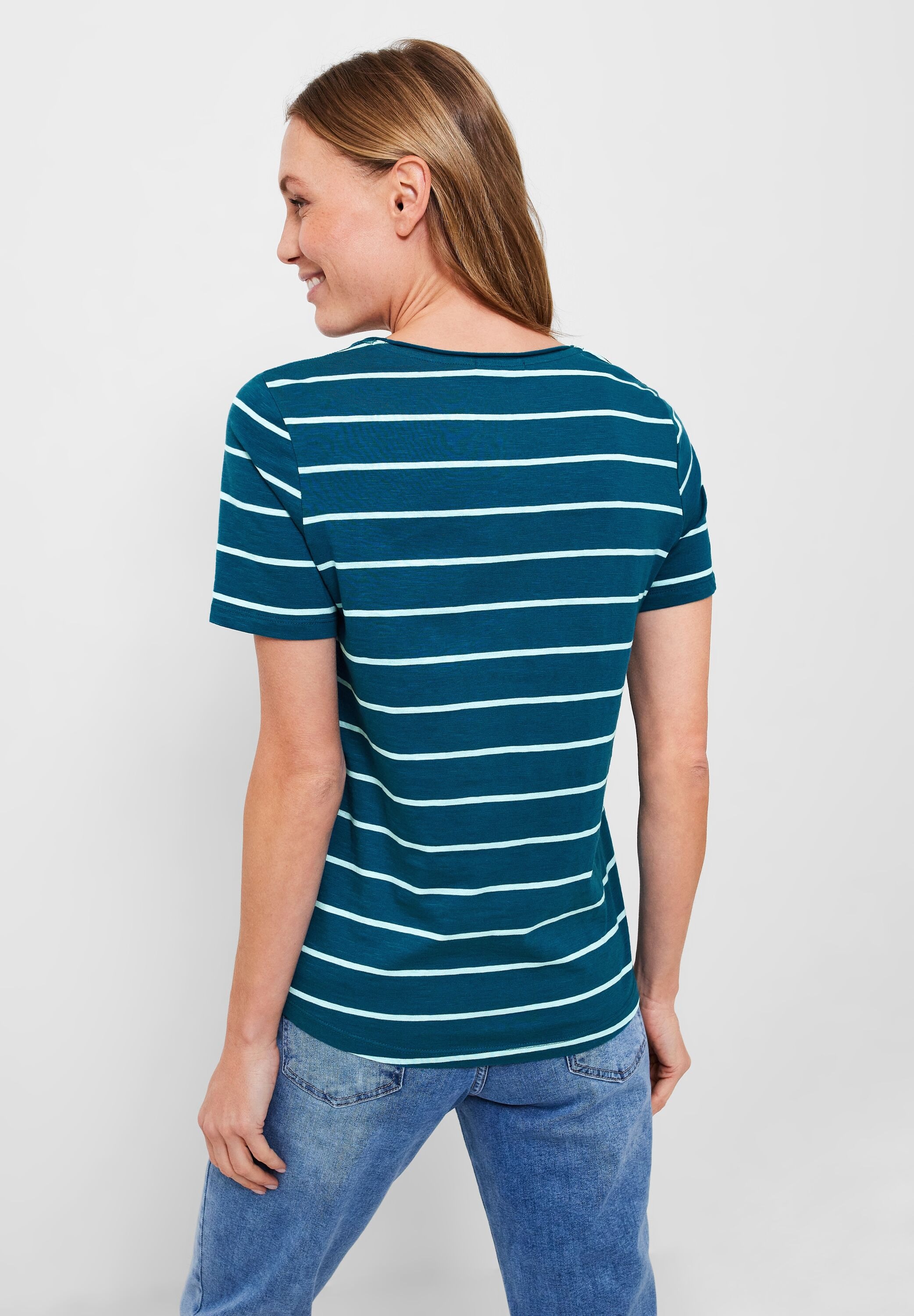 Cecil T-Shirt, mit V-Ausschnitt