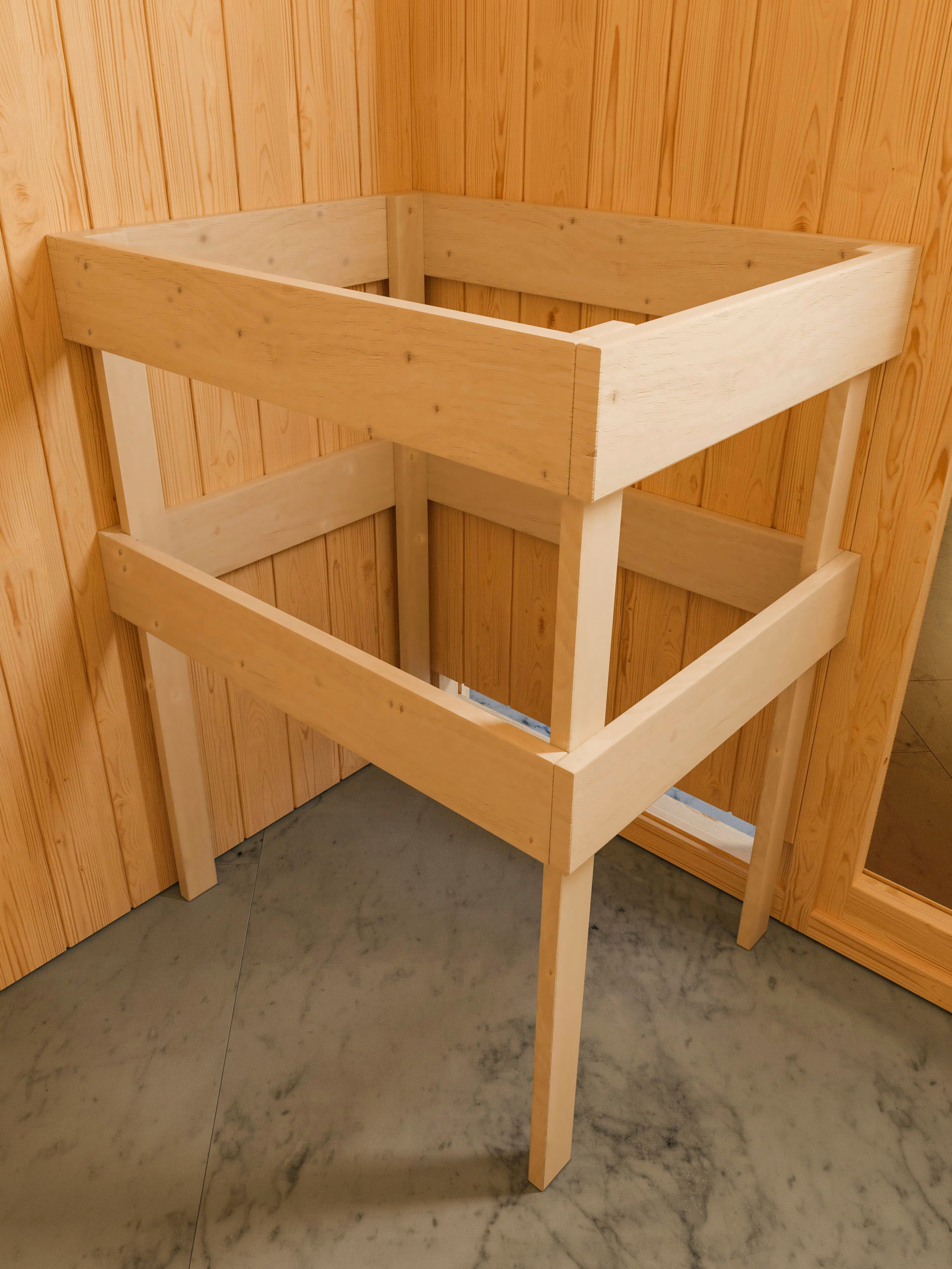 Karibu Sauna »Ystad«, inklusive Ofenschutzgitter und Tür