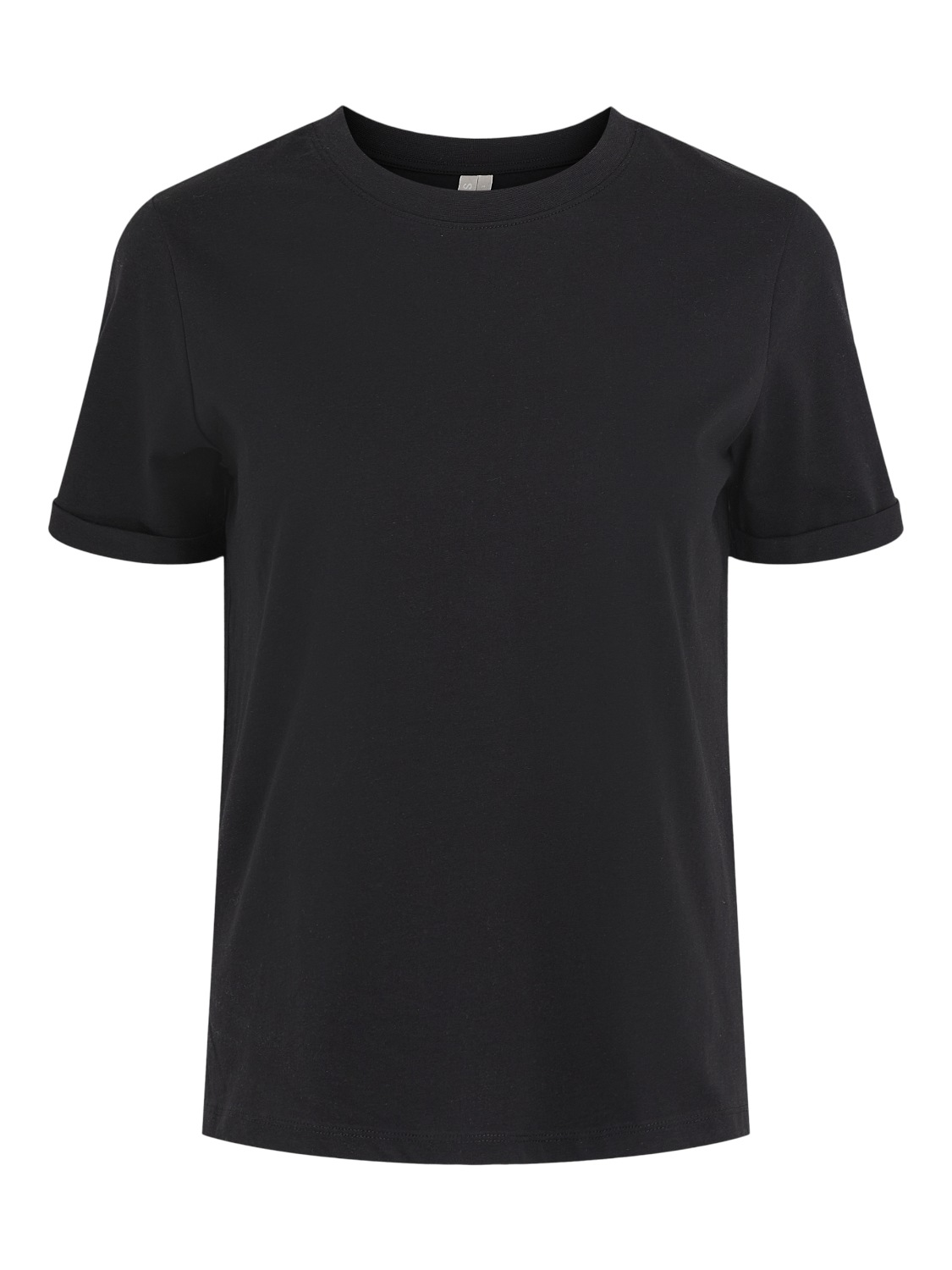 pieces Rundhalsshirt »PCRIA SS FOLD UP SOLID TEE NOOS BC«