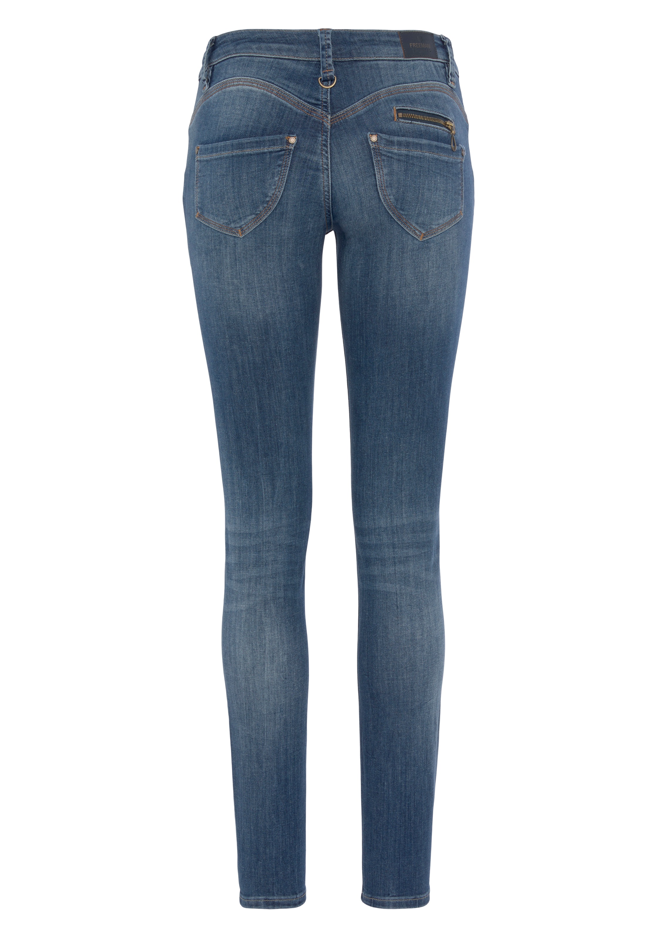 Freeman T. Slim-fit-Jeans »Alexa mit kaufen besonderen für BAUR | -Details Slim Taschen S-SDM«, Porter