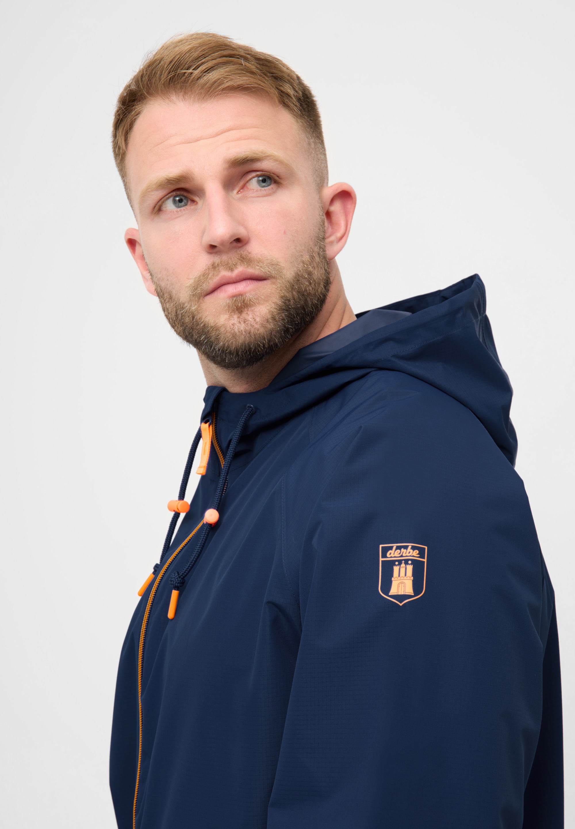 Derbe Funktionsjacke »Packby« mit Kapuze faltbare Jacke, wasserabweisend, winndicht