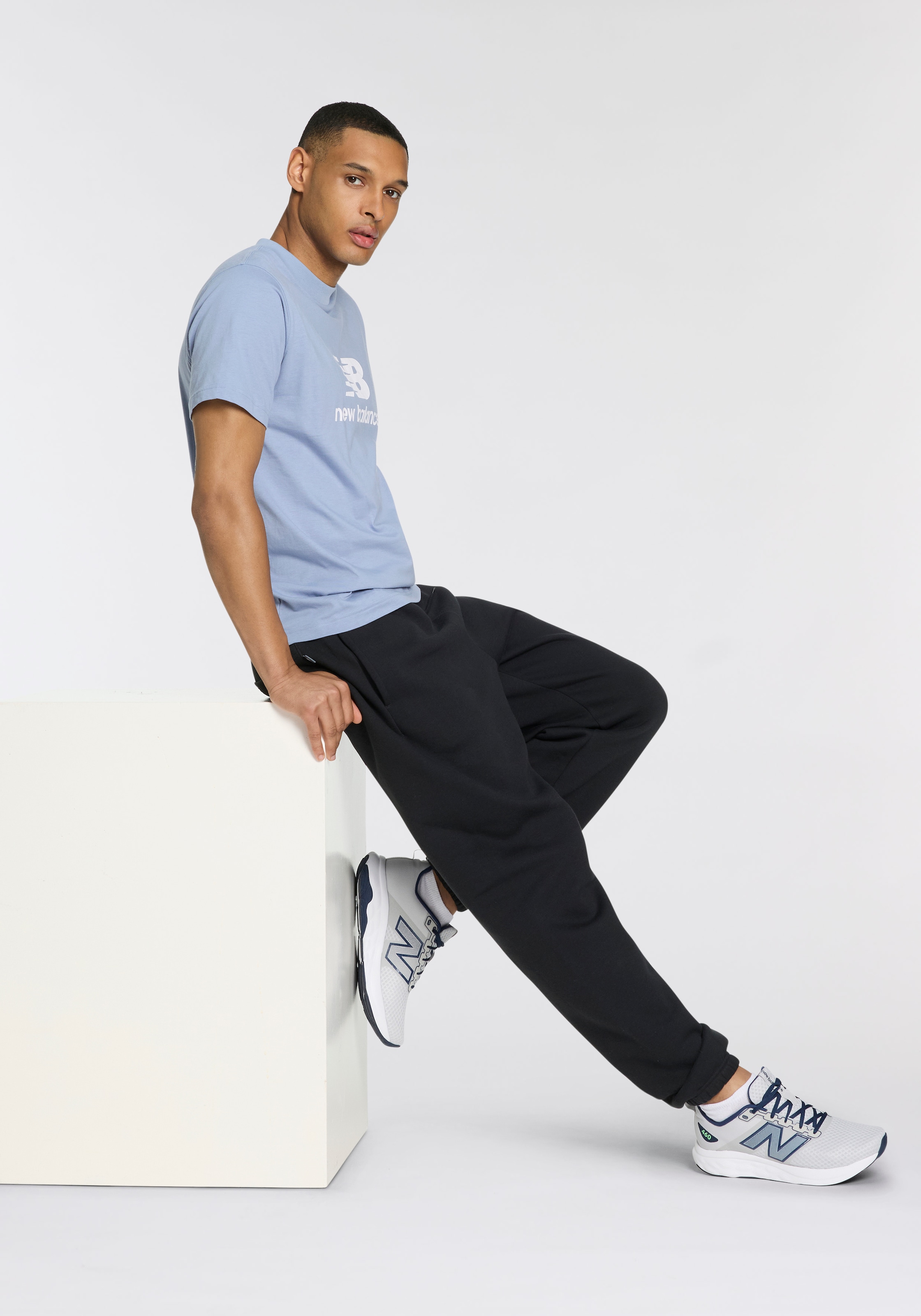 New Balance Laufshirt »Heathertech Logo T-Shirt«
