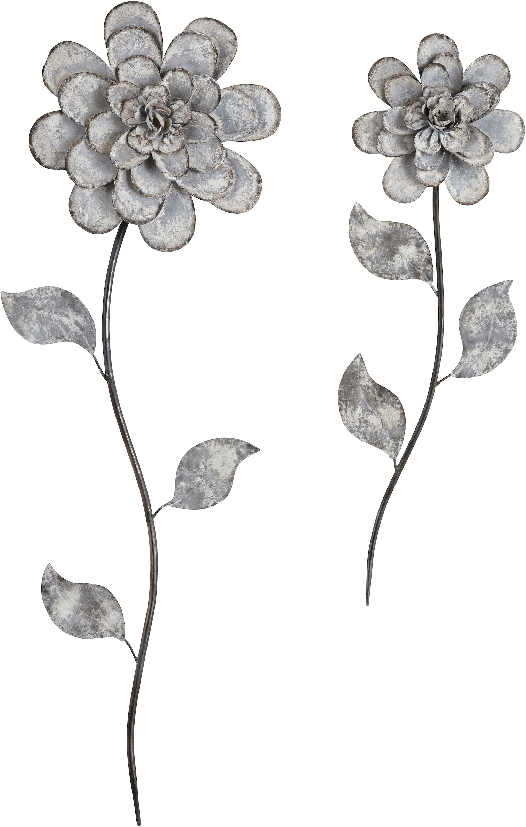Home affaire Wanddekoobjekt »Blumen«, Wanddeko, aus BAUR Metall | kaufen