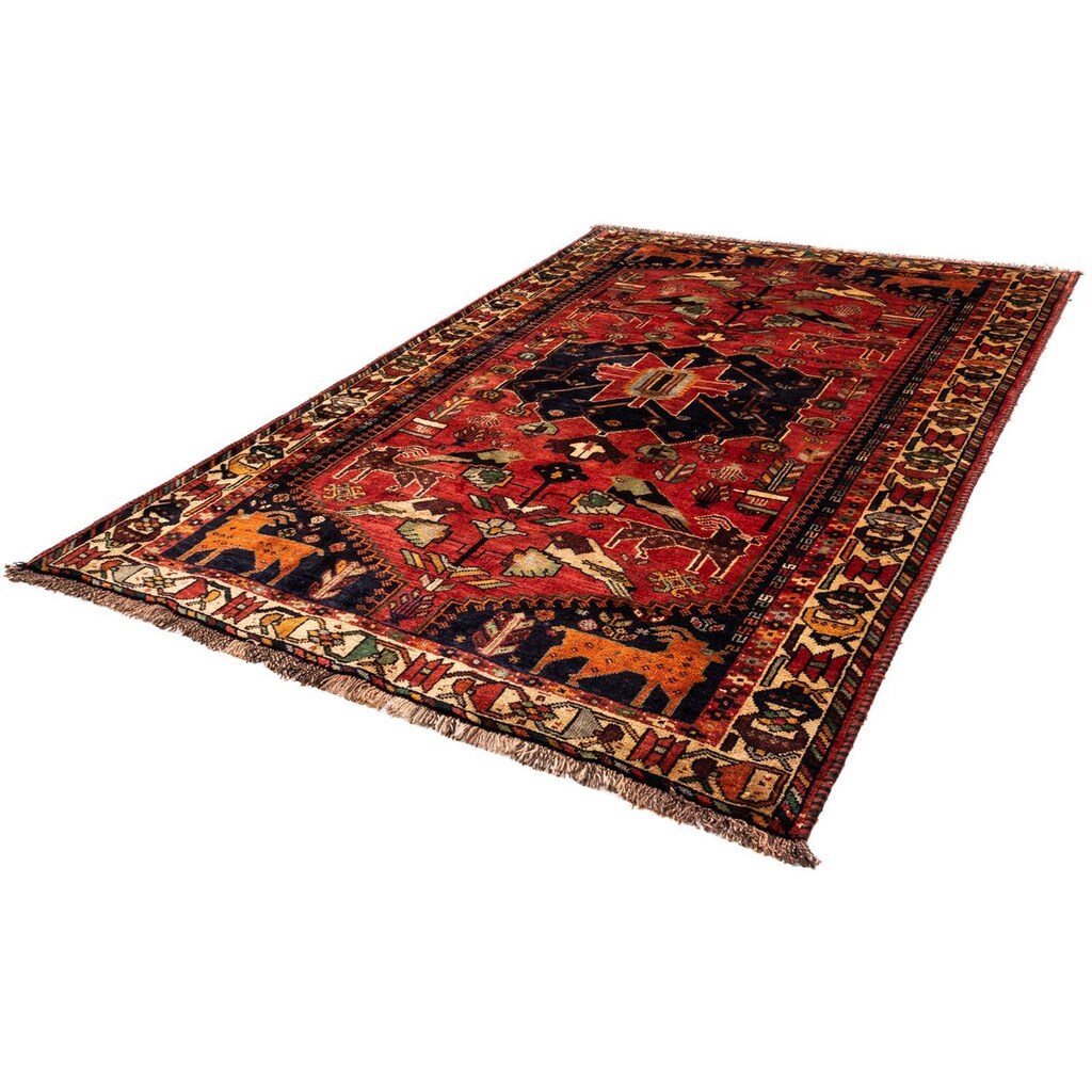 morgenland Wollteppich »Shiraz Medaillon 250 x 160 cm«, rechteckig