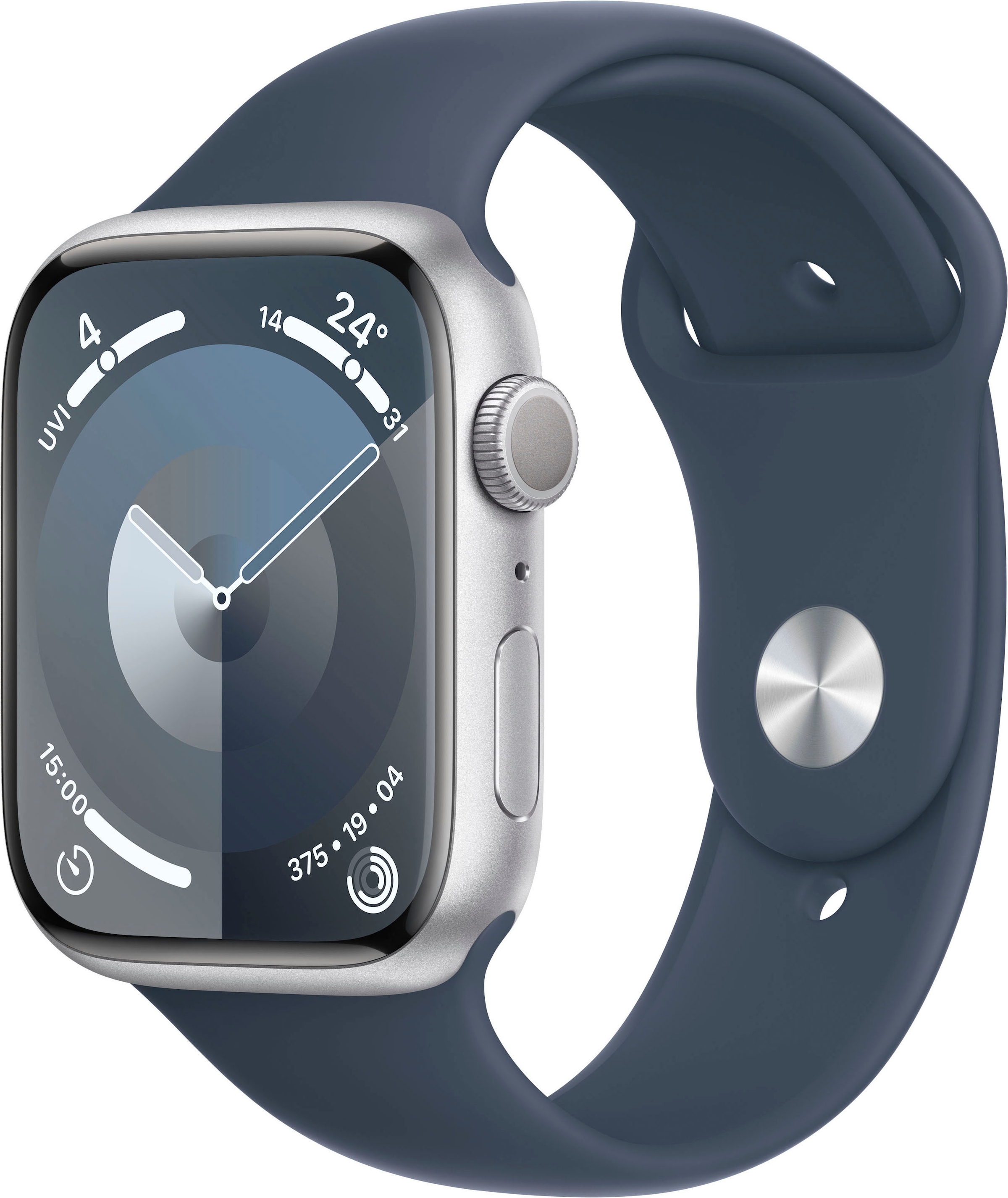 Smartwatch »Watch Series 9 GPS Aluminium 45mm S/M«, (Watch OS 10 Sport Band)