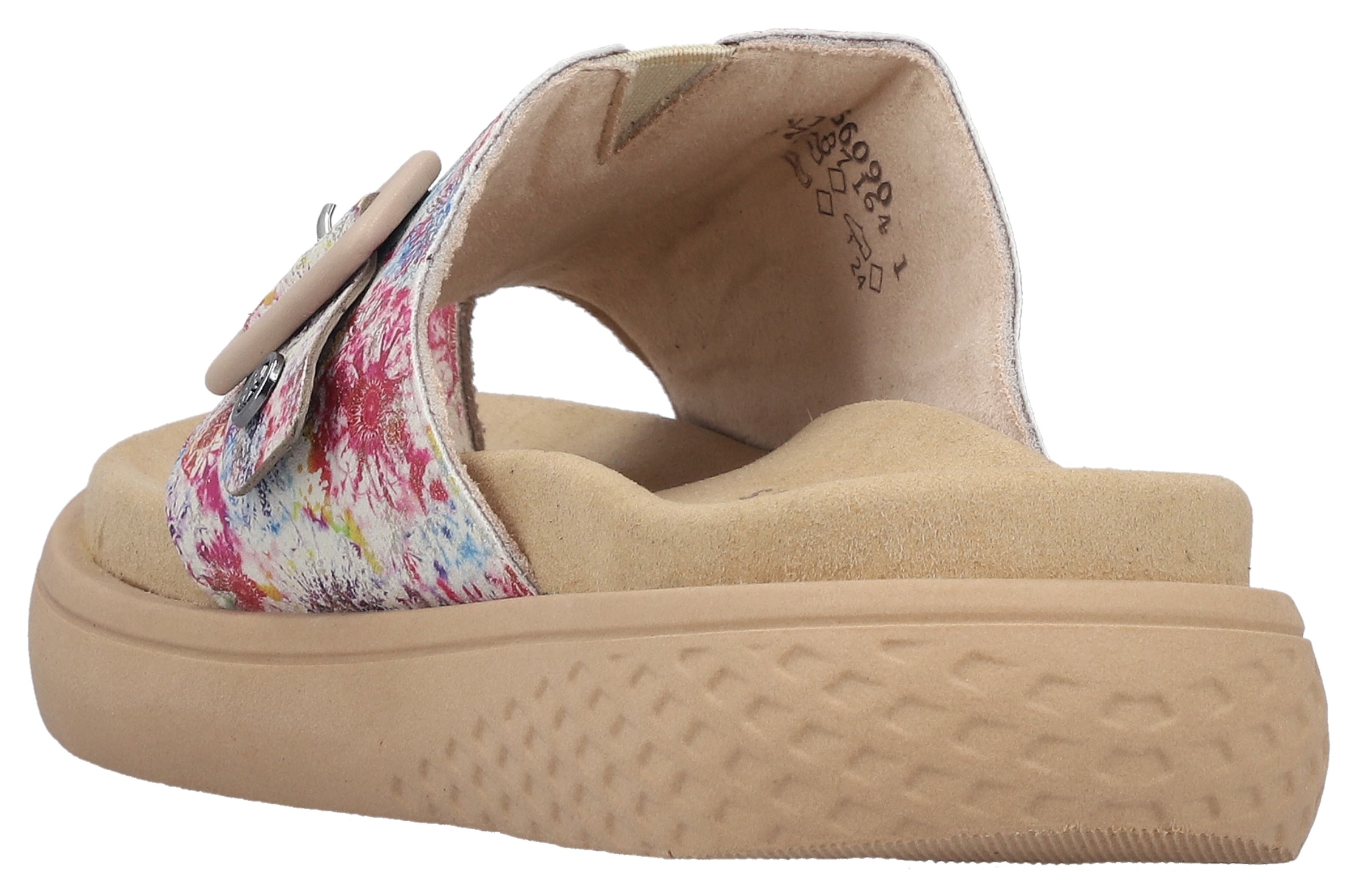 Rieker Zehentrenner  Pantolette, Sommerschuh, Hausschuh zum Schlupfen