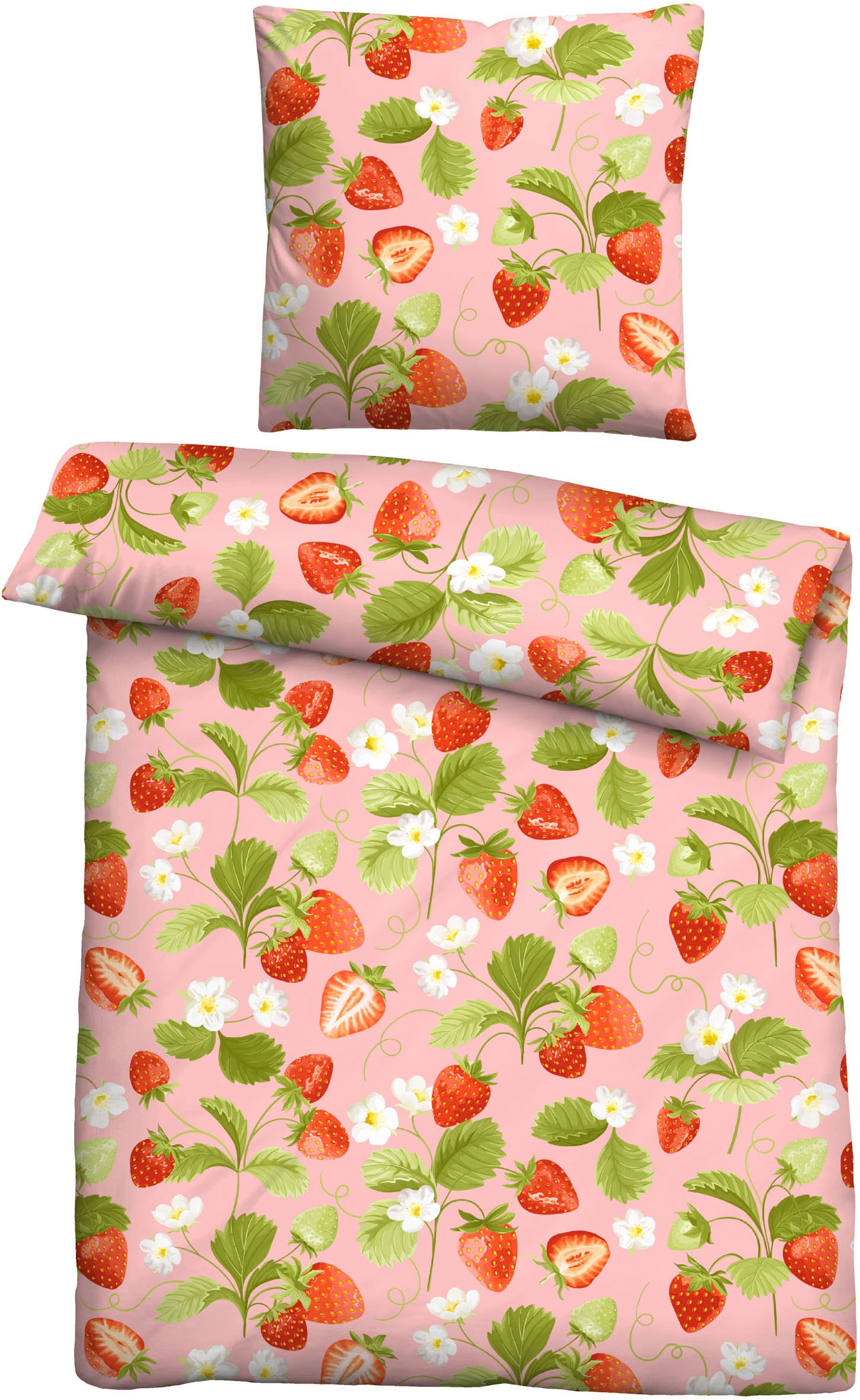 Thumbnail - Castell - Markenbettwäsche Bettwäsche "0400908" 2 Stk. tlg. hautsympathisch, 100% Baumwolle, Reißverschluss, ganzjährig ...