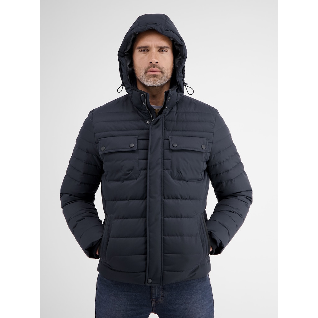 LERROS Steppjacke »LERROS Steppjacke mit abnehmbarer Kapuze«, mit Kapuze