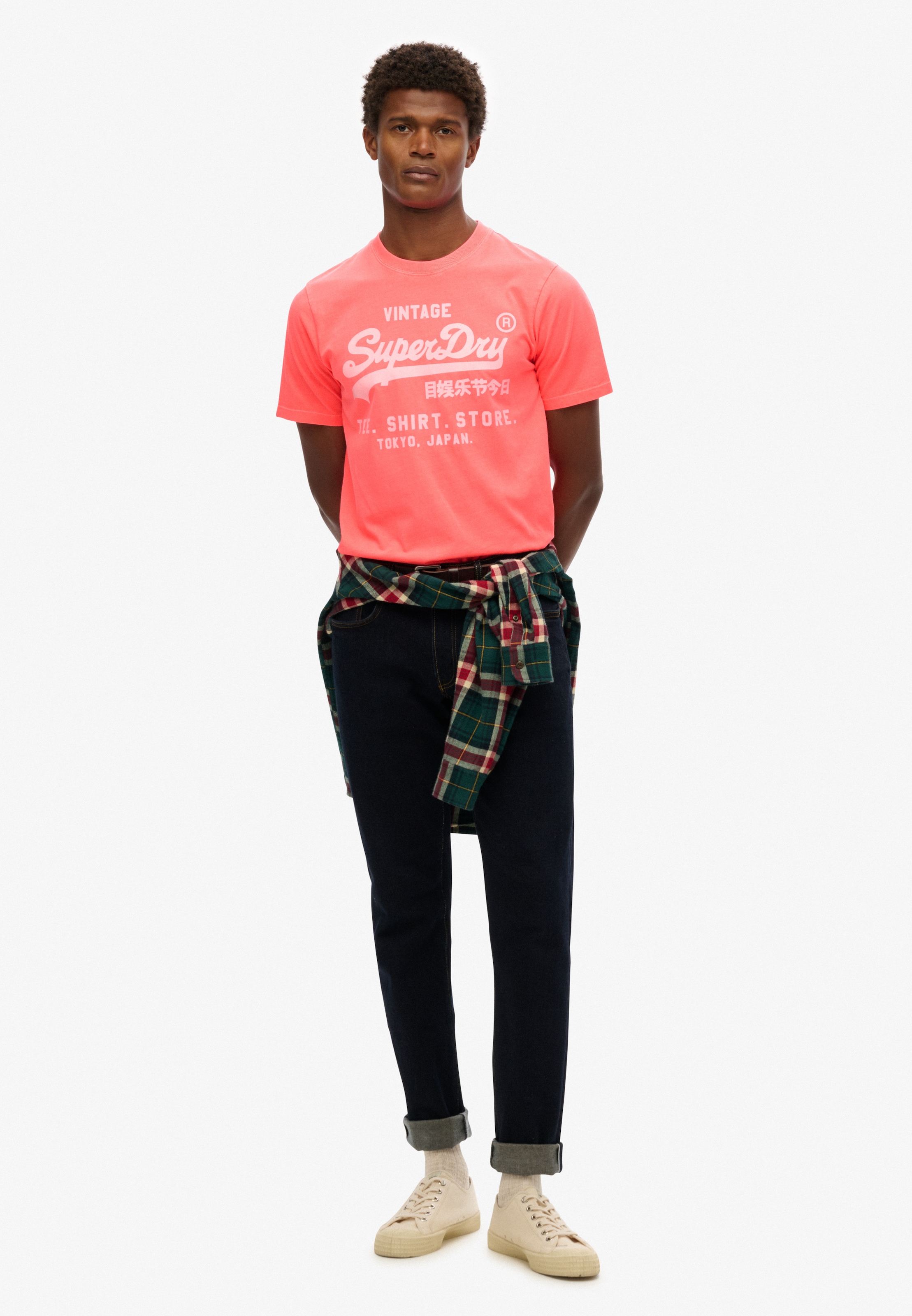 Superdry Rundhalsshirt »VL NEON RELAXED TEE«