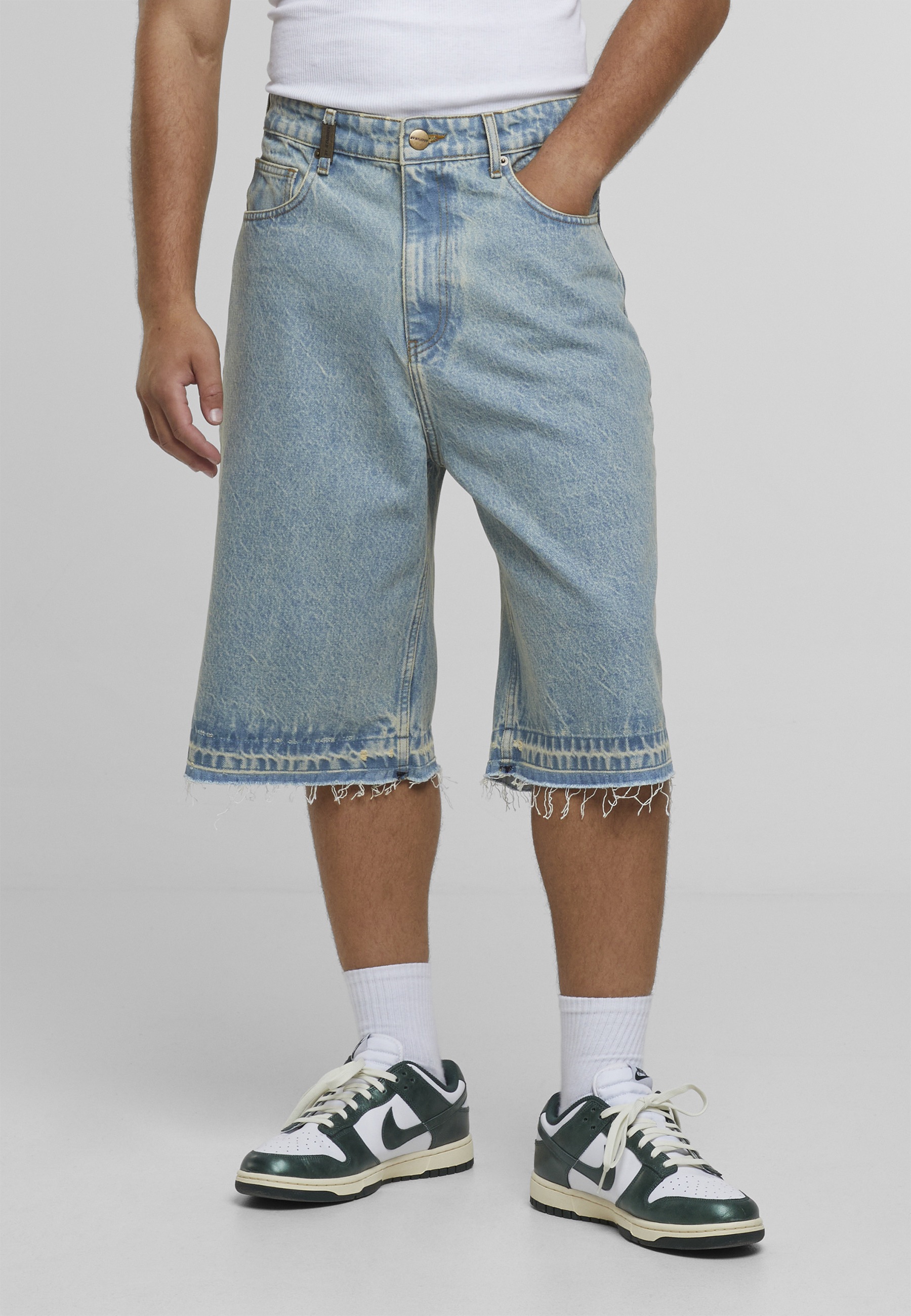 2Y Studios Jeansshorts »2Y Studios Joran Open Hem Baggy Shorts«