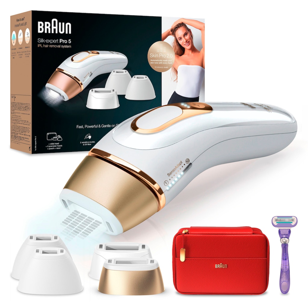 Braun IPL-Haarentferner »Silk-Expert Pro 5 PL5387«, 400.000 Lichtimpulse