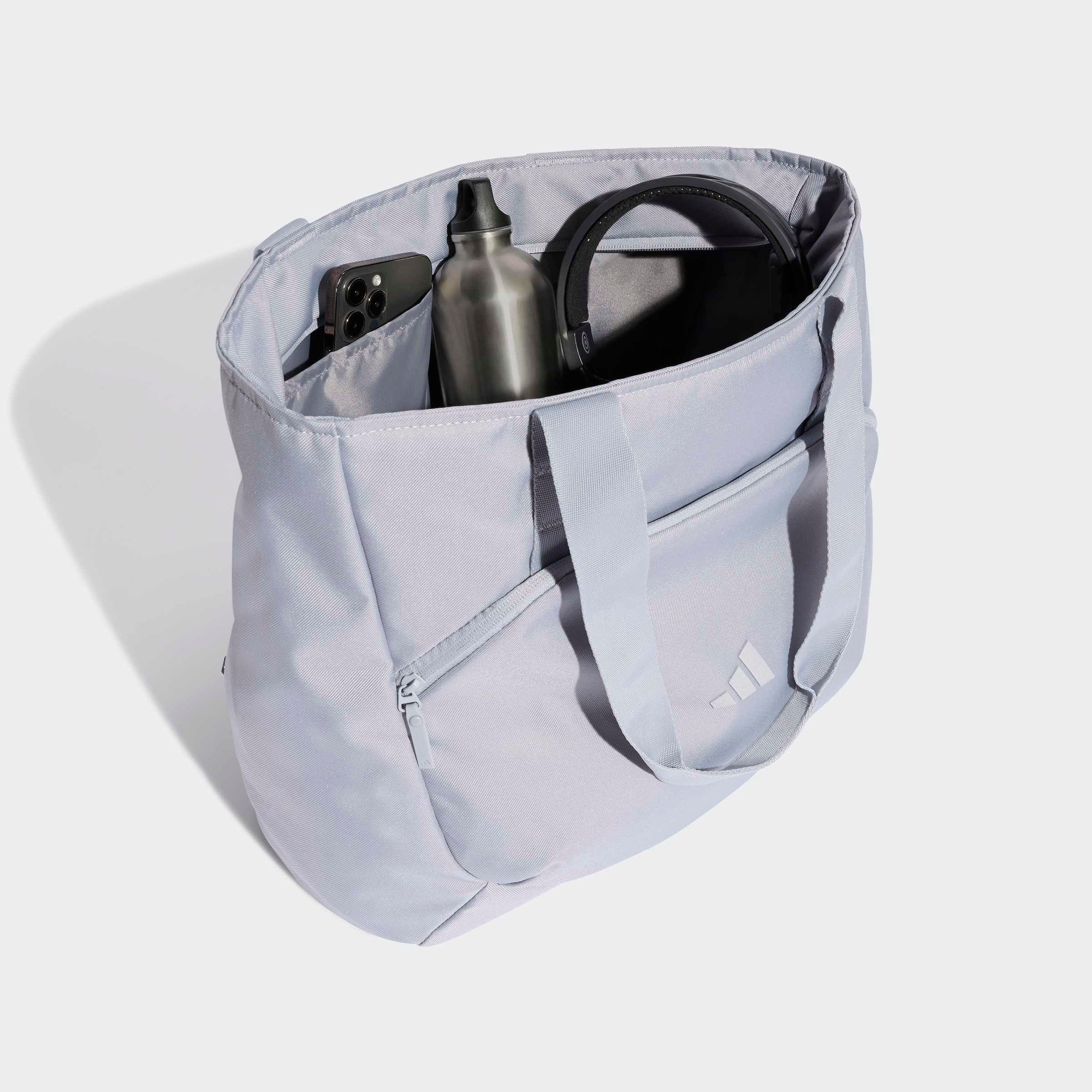 Sporttasche ADIDAS PERFORMANCE "ADIDAS PR TOTE", halo silber, halo silber, Obermaterial: 100% Polyester, Taschen Sporttasche 3