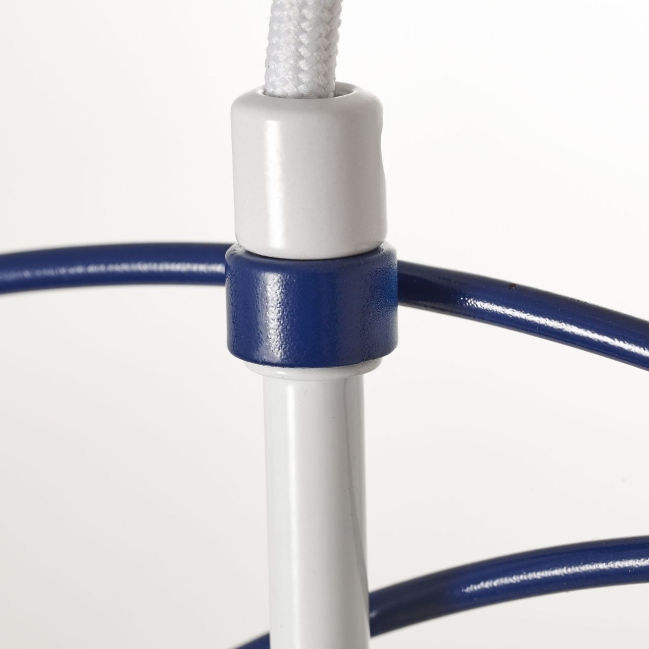 Brilliant Pendelleuchte »Ezra«, 1 flammig, Leuchtmittel E27 | ohne Leuchtmittel, 31cm hellblau/weiß
