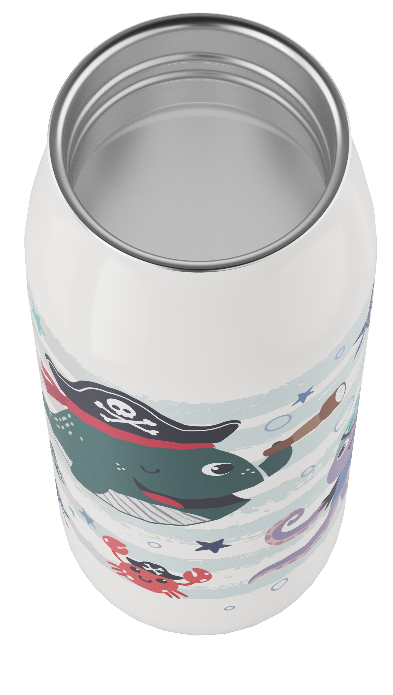Alfi Isolierflasche »KIDS ISO BOTTLE,  Edelstahlkörper, spülmaschinenfest« 12h heiß & 24h kalt, Trinköffnung mit konsistentem Trinkfluss