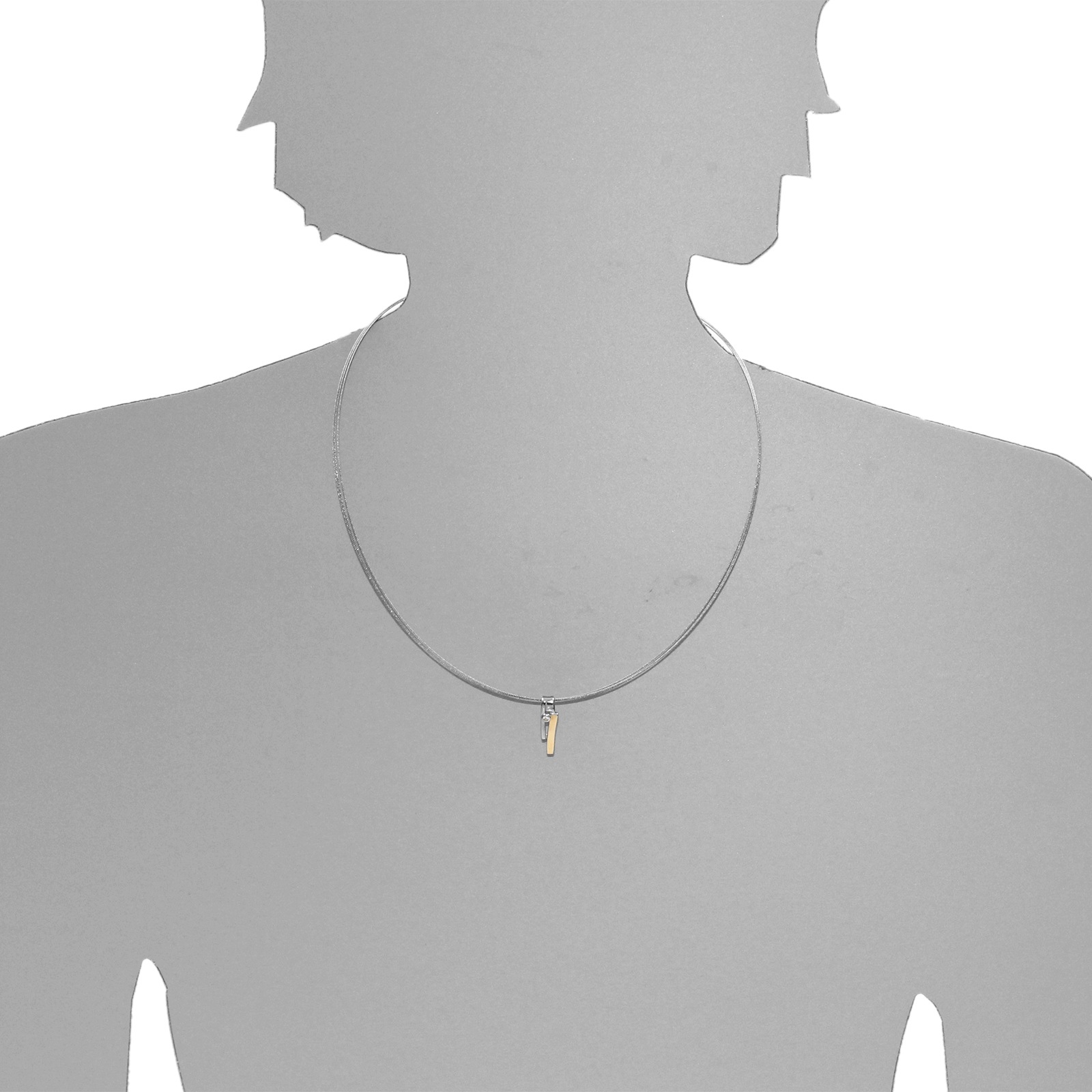 OSTSEE-SCHMUCK Kette mit Anhänger »- Gleiter-Sunny Exklusiv - Silber 925/000 & Gold 585/000 - Zirkonia«