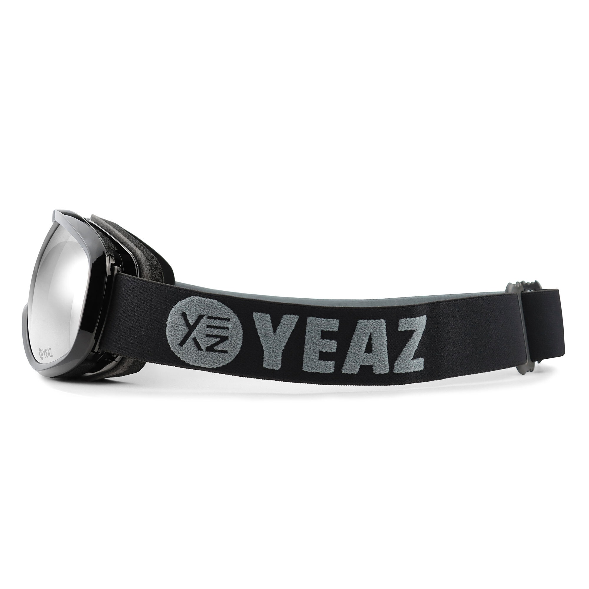 YEAZ Skibrille »Ski- und Snowboard-Brille silber/schwarz STEEZE«