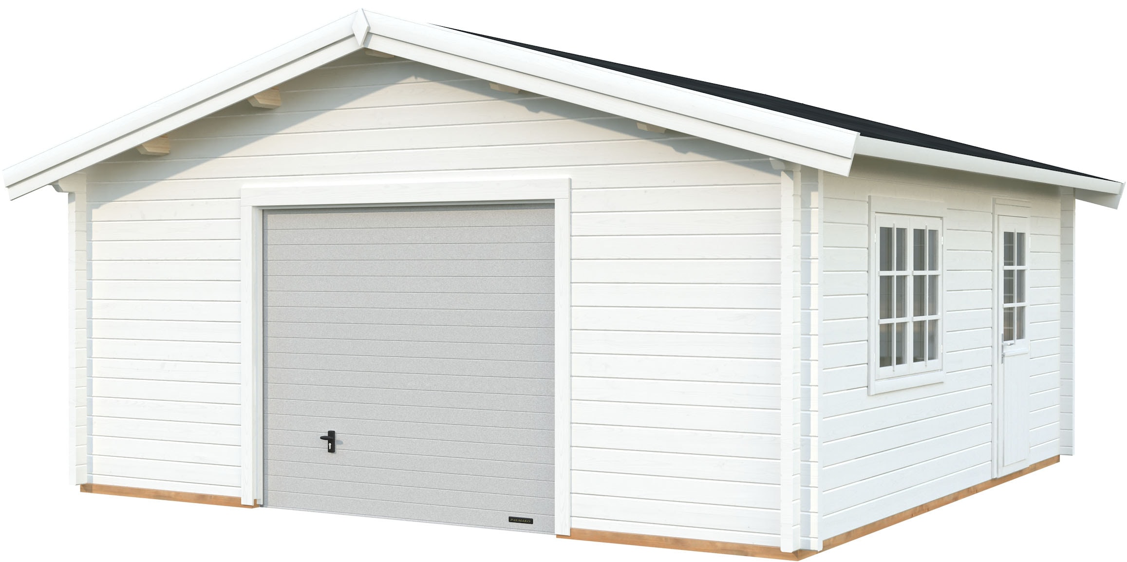 Palmako Garage "Roger, mit Sektionaltor" BxTxH: 622x596x312 cm