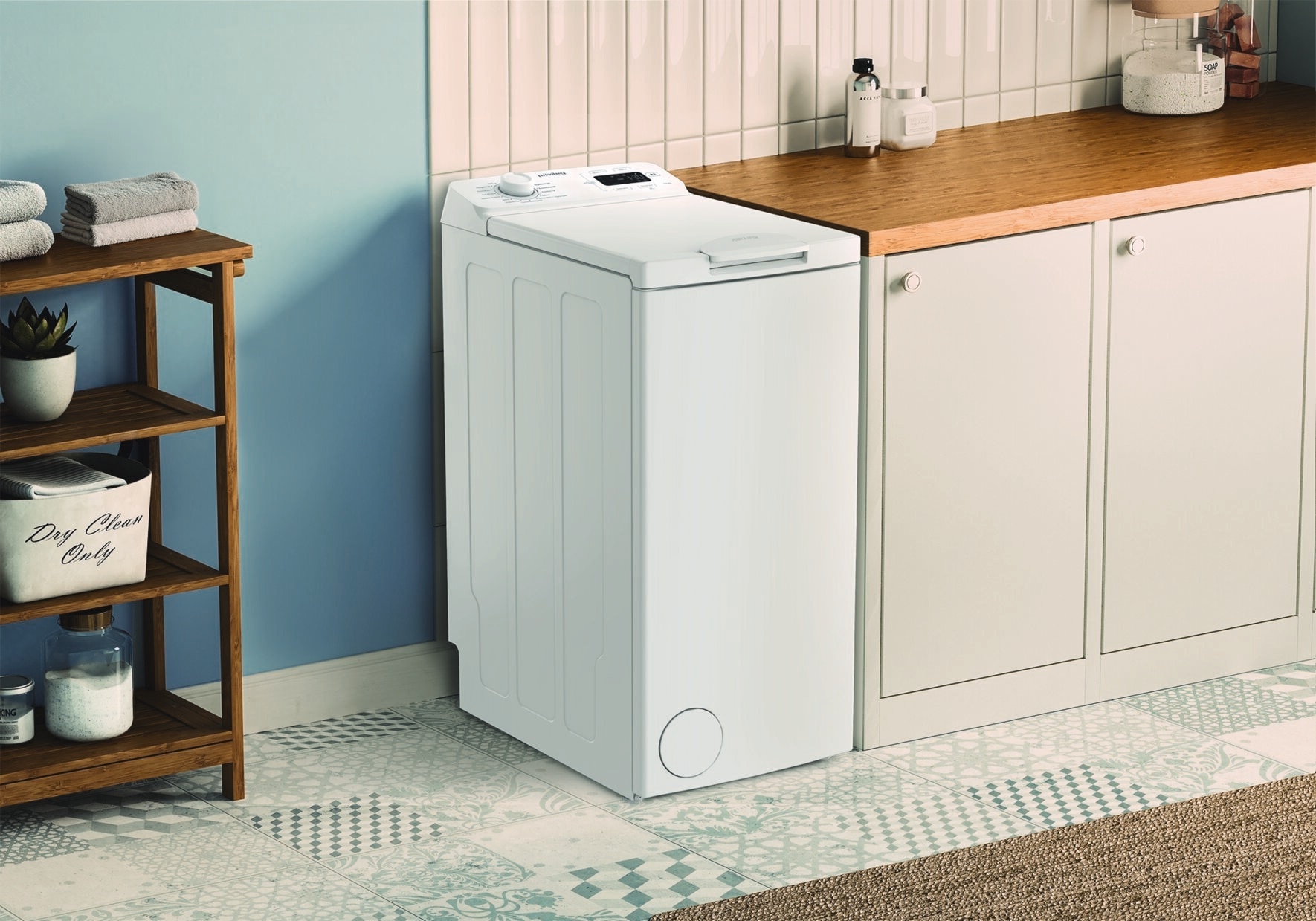 Privileg Waschmaschine Toplader »PWT 55C MY TIME« 5,5 kg 1200 U/min Quick cycles – 5 Programme in unter 1 Stunde