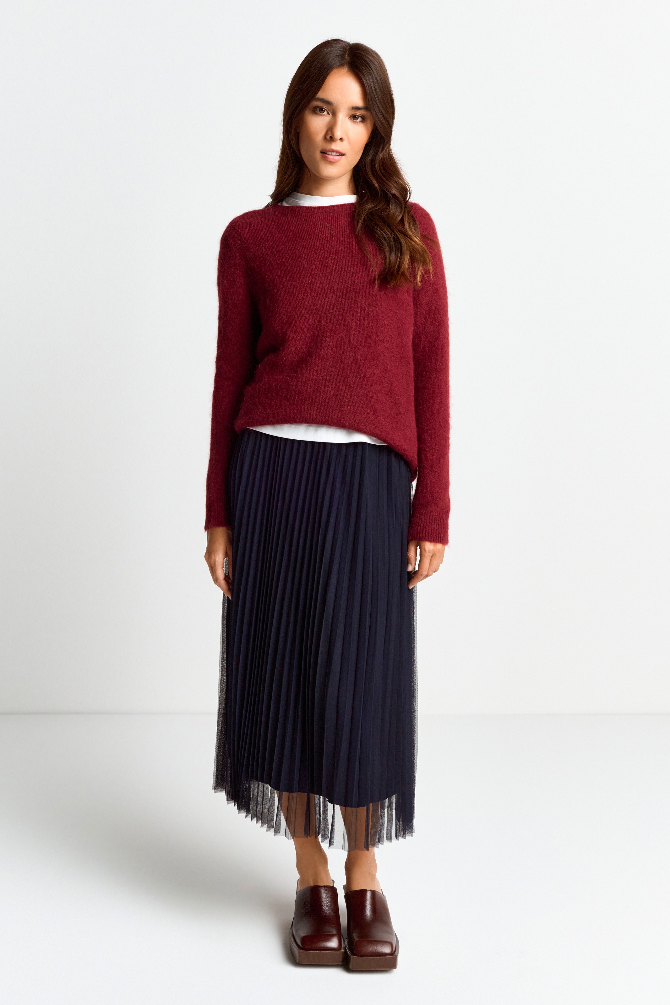 RICHROYAL Strickpullover Cozy Crew neck mti U-Boot-Ausschnitt günstig online kaufen