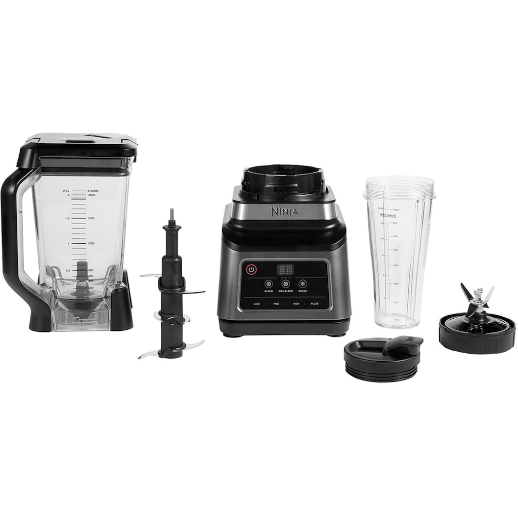 NINJA Standmixer »mit Auto-iQ BN750EU«, 1200 W, incl. 2,1 L Krug, 0,7 L Becher & 2 Deckel