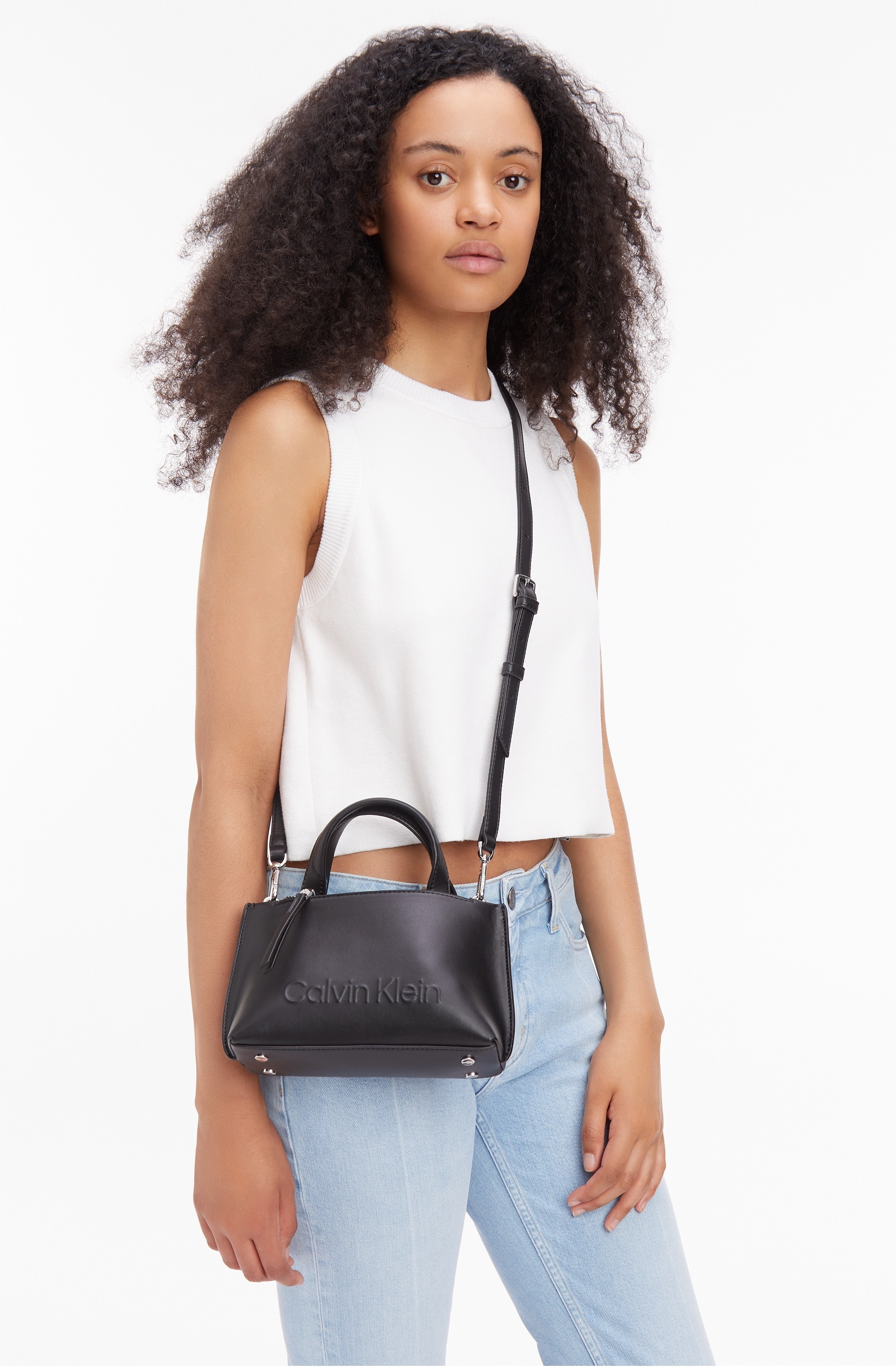 Calvin Klein Mini Bag »CK SET MINI BAG«, Handtasche Damen Tasche Damen Umhängetasche